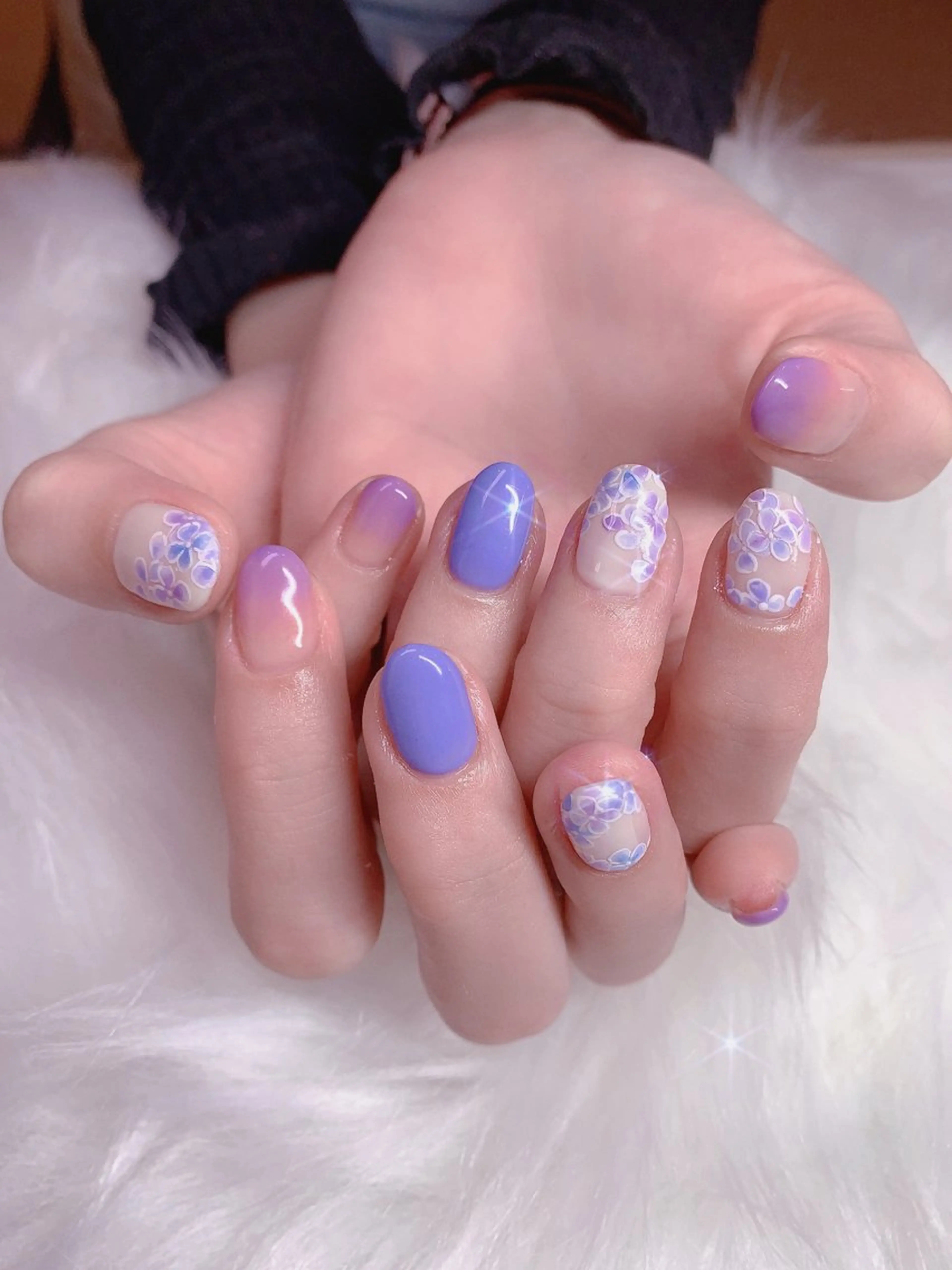 ネイル アートネイル キラキラネイル 持ち込み ニュアンスネイル ぷっくりネイル 3Dアートネイル💗 都築レナのネイルデザイン