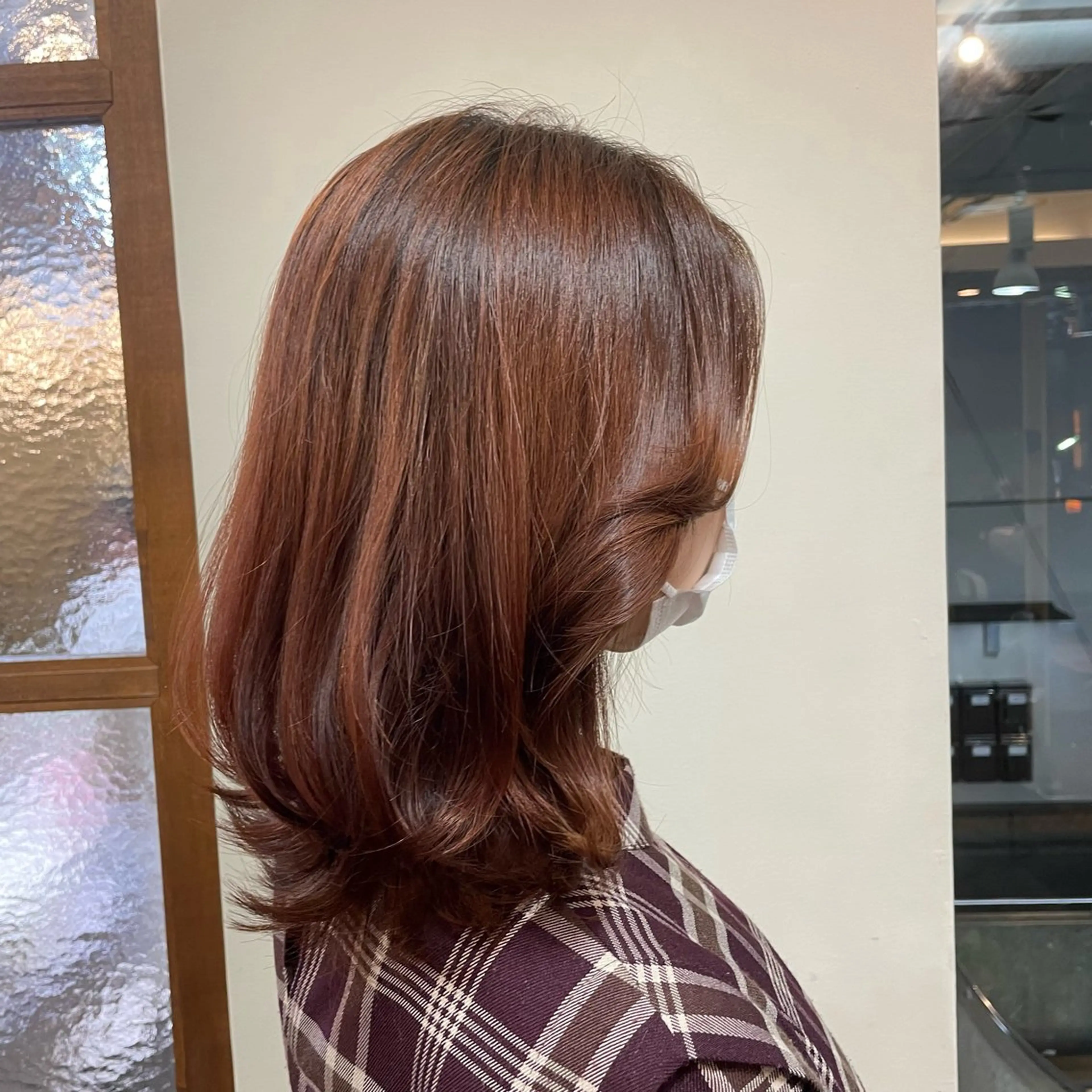 セミロング レイヤーカット カット 💜カラー/縮毛矯正 /NARUKA💜のヘアスタイル