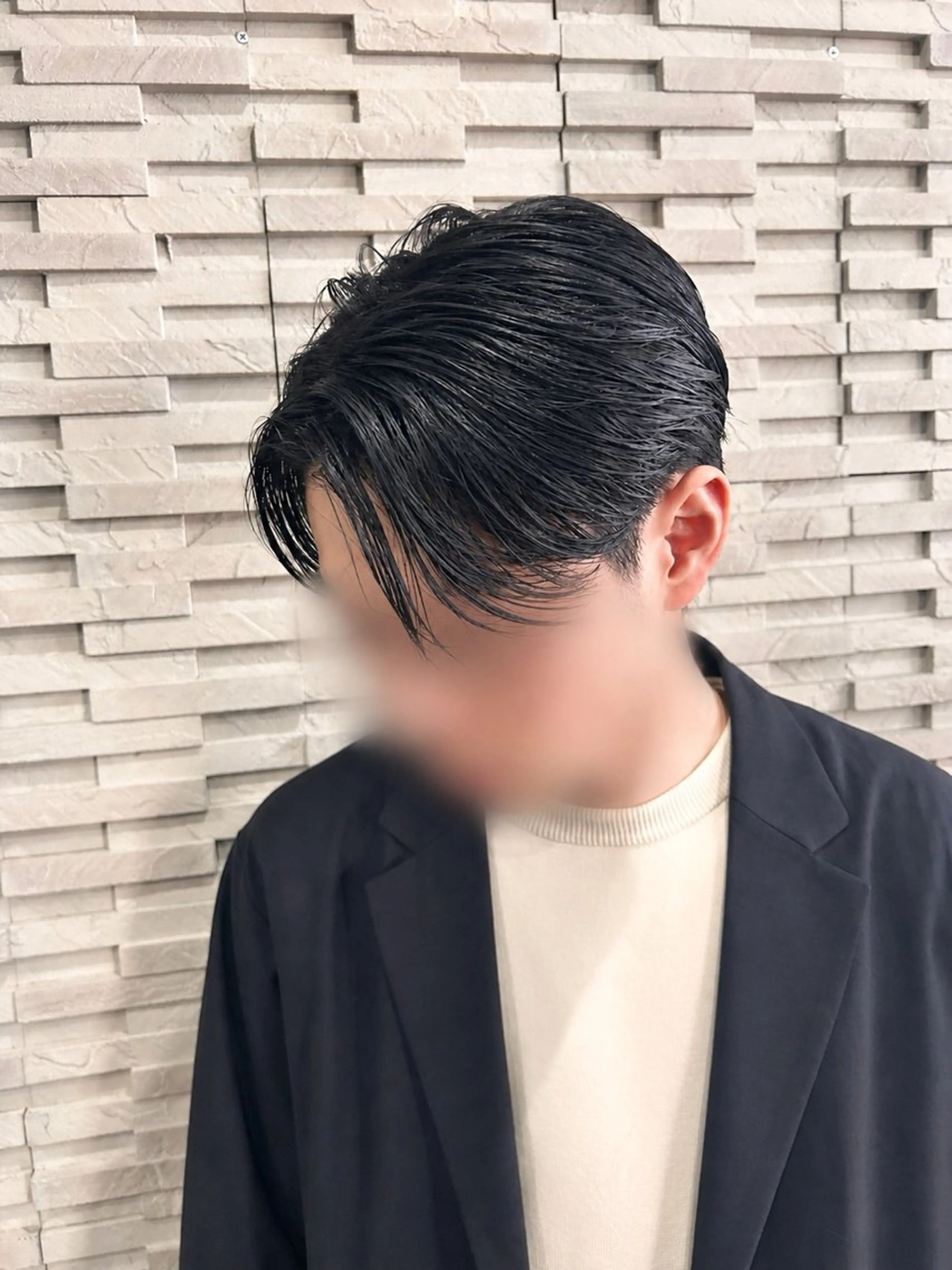 ショート メンズ センターパート カット 桐山 空澄のヘアスタイル