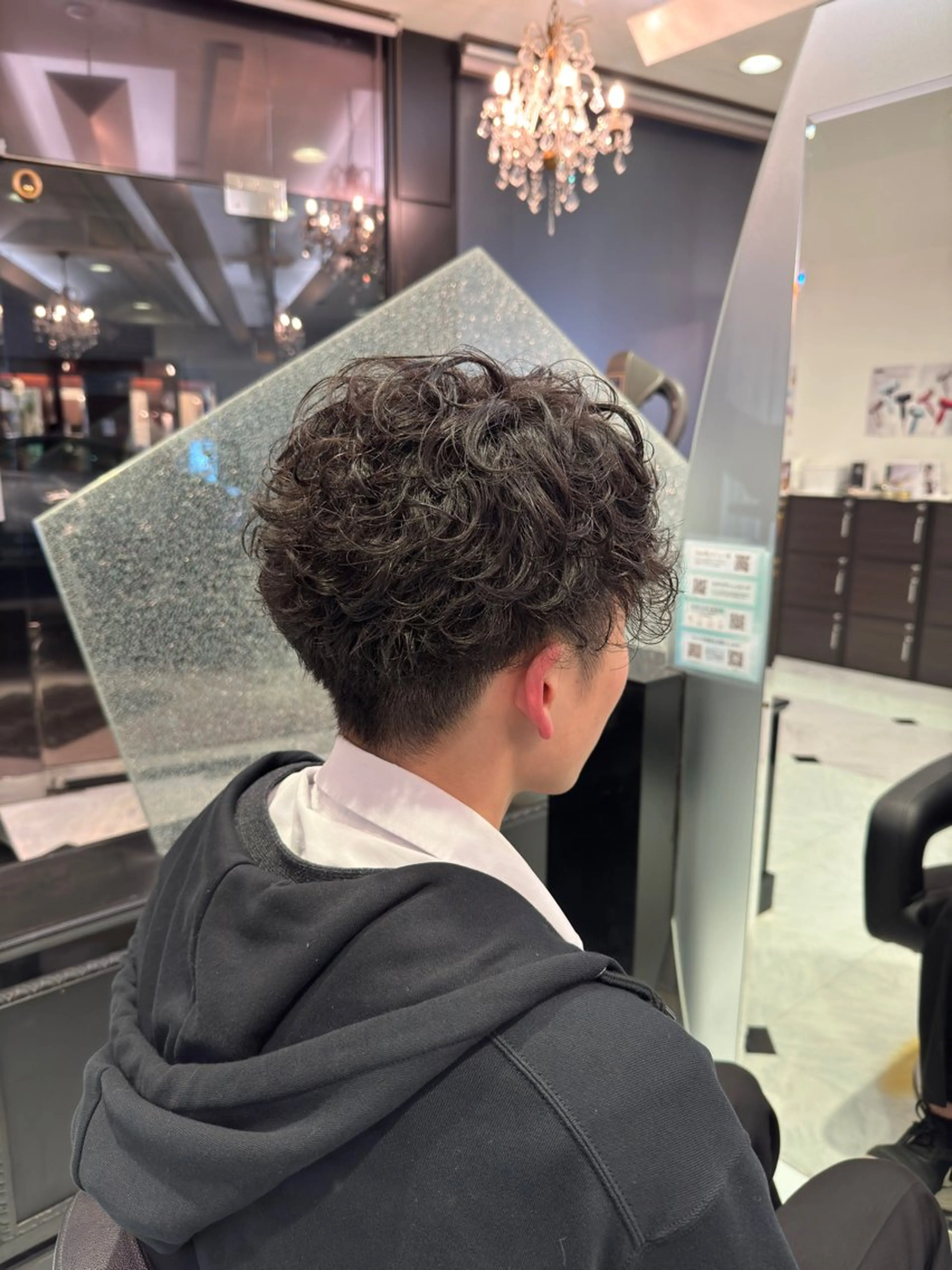 ミディアム パーマ メンズ ミディアムパーマ メンズパーマ カット パーマ MURATA KOHEIのヘアスタイル