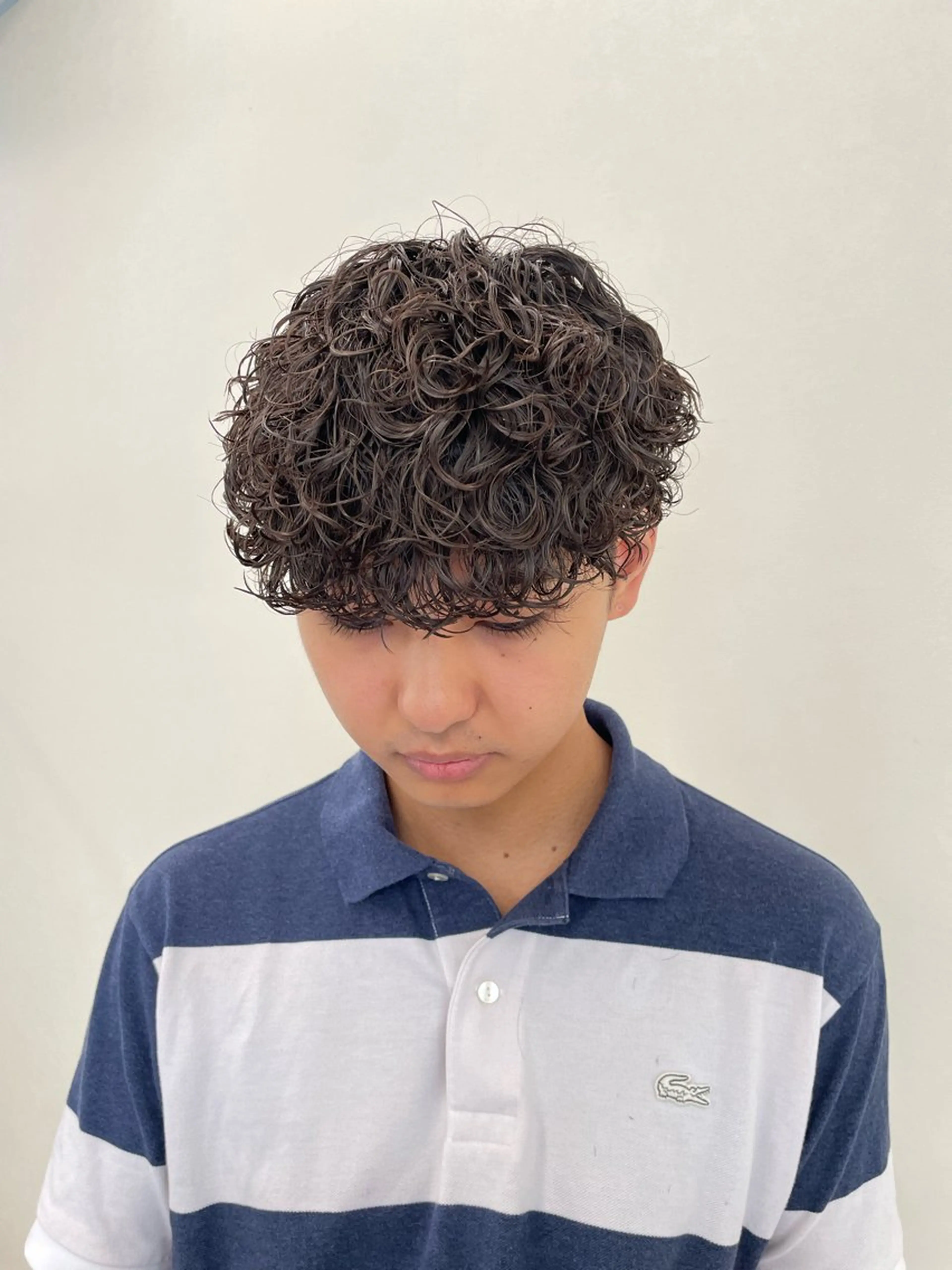 パーマ メンズ カット パーマ 大阪メンズ 美容師井上智博のヘアスタイル