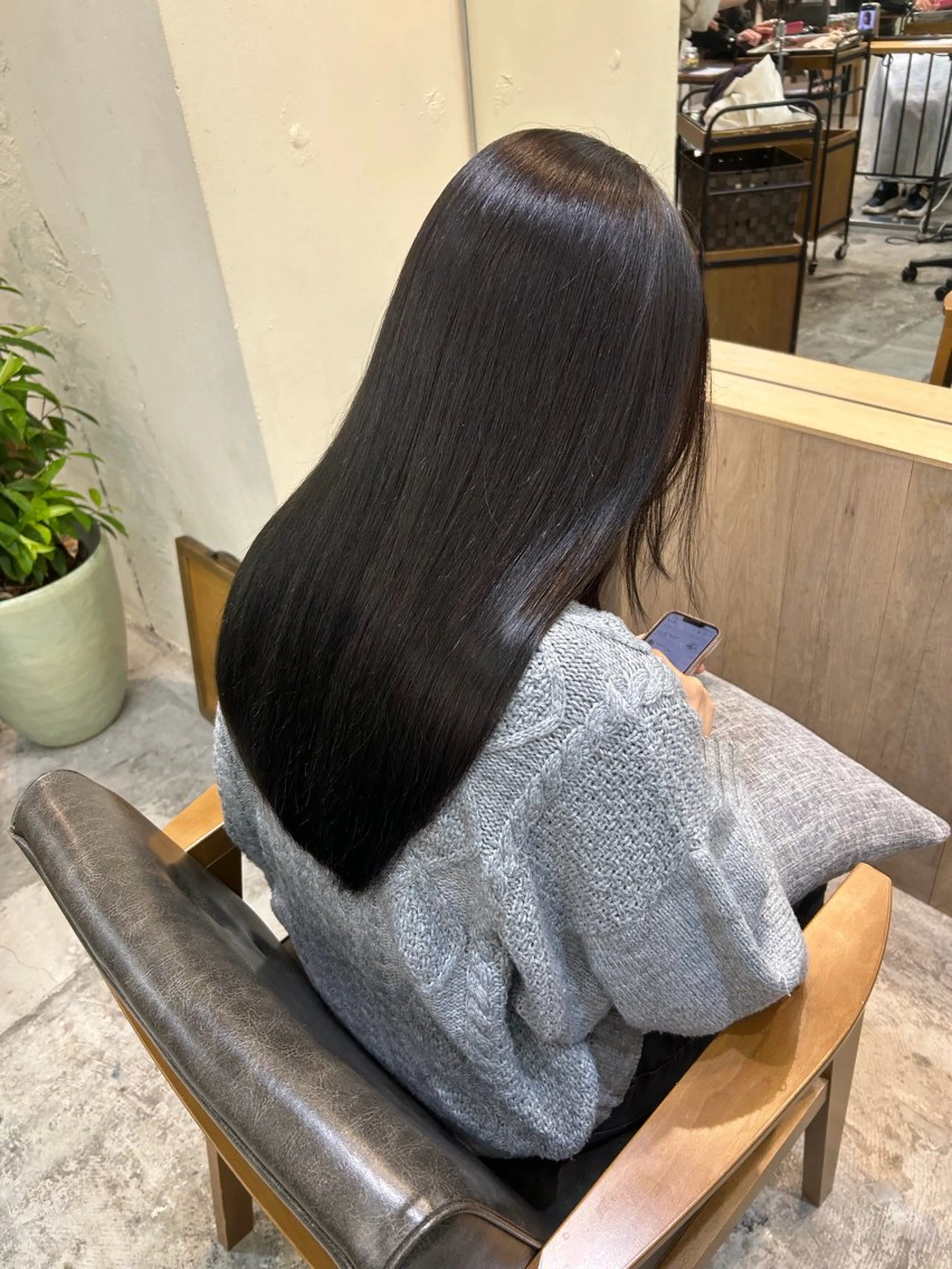 ロング 柿崎 七皇のヘアスタイル