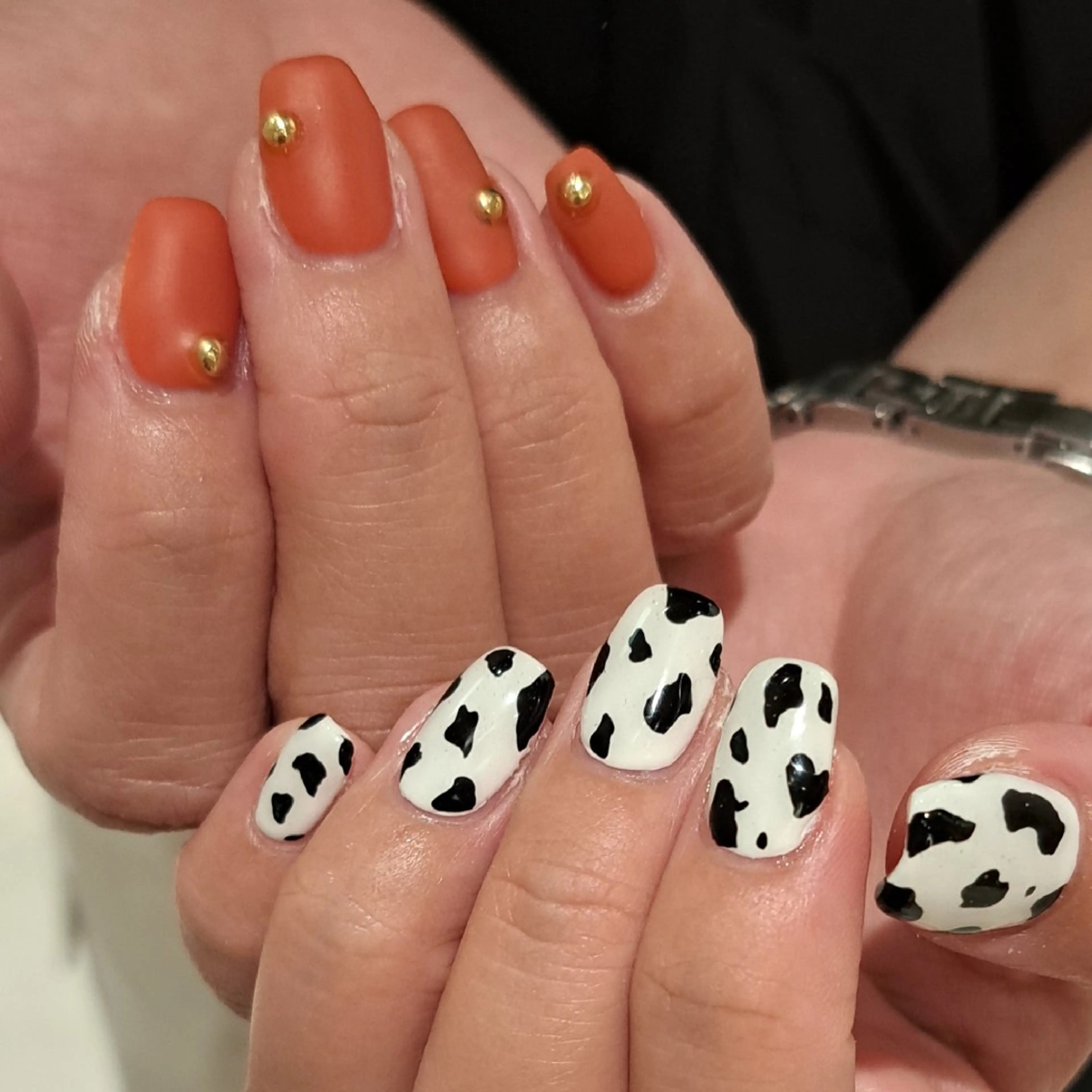 ネイル アニマル柄 アートネイル ジェルネイル マットネイル 持ち込み Nail mood デザイン持ち込みokのネイルデザイン