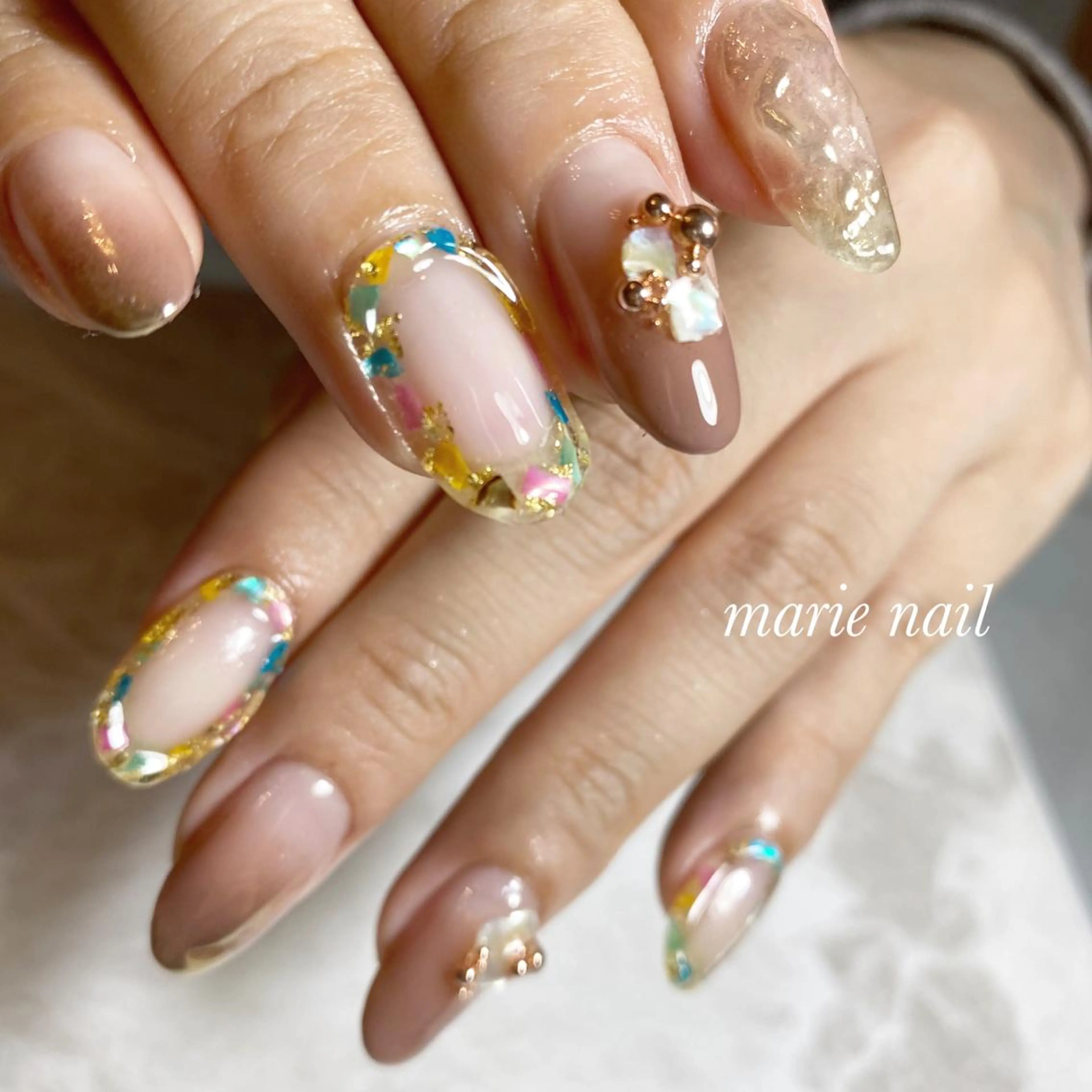 ネイル アートネイル ハンドネイル marie nailのネイルデザイン