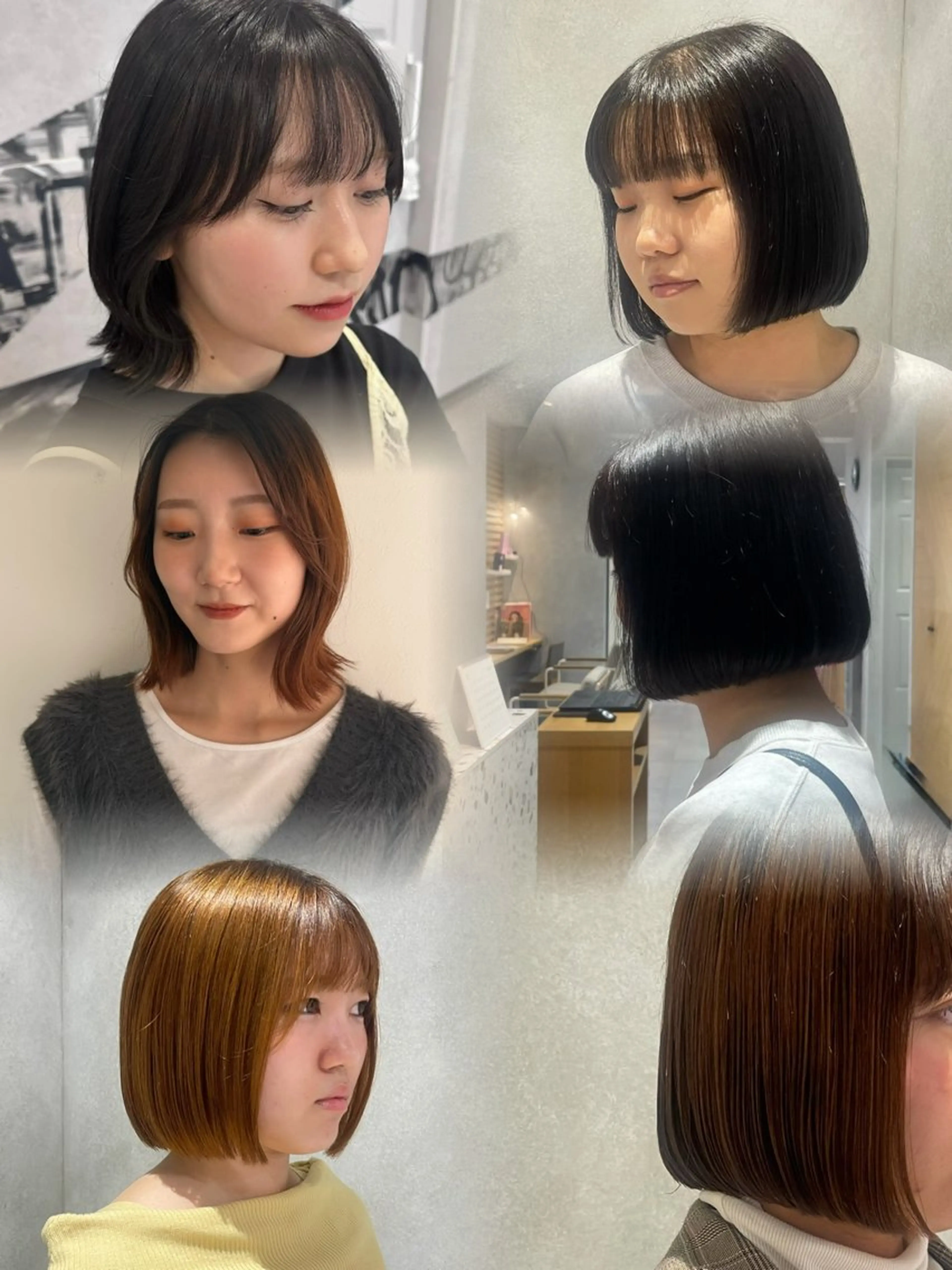 ミディアム カット karin/ ボブ♡レイヤー♡のヘアスタイル