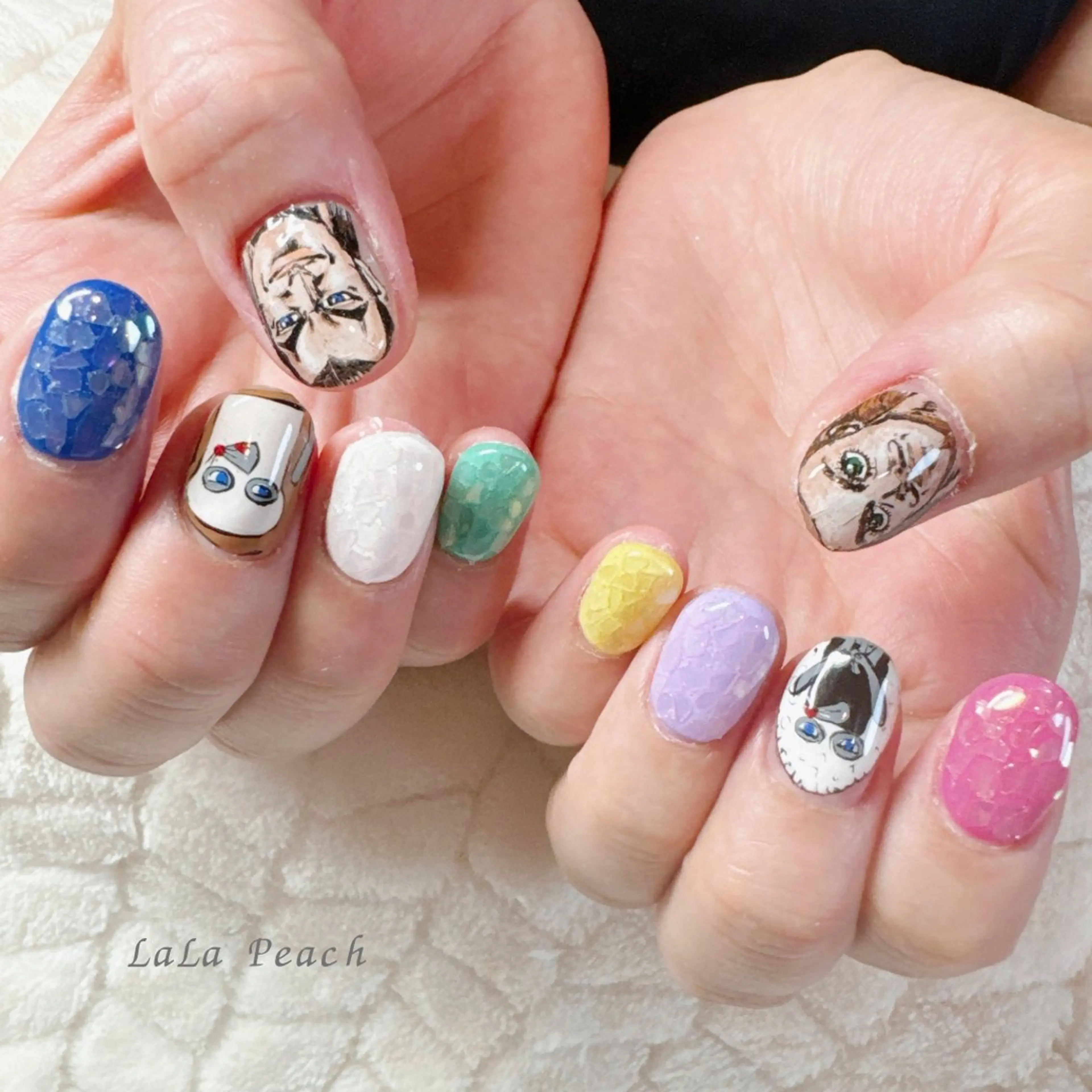 ネイル ジェルネイル ハンドネイル LaLa Peach 福岡のマツエク・マツパデザイン