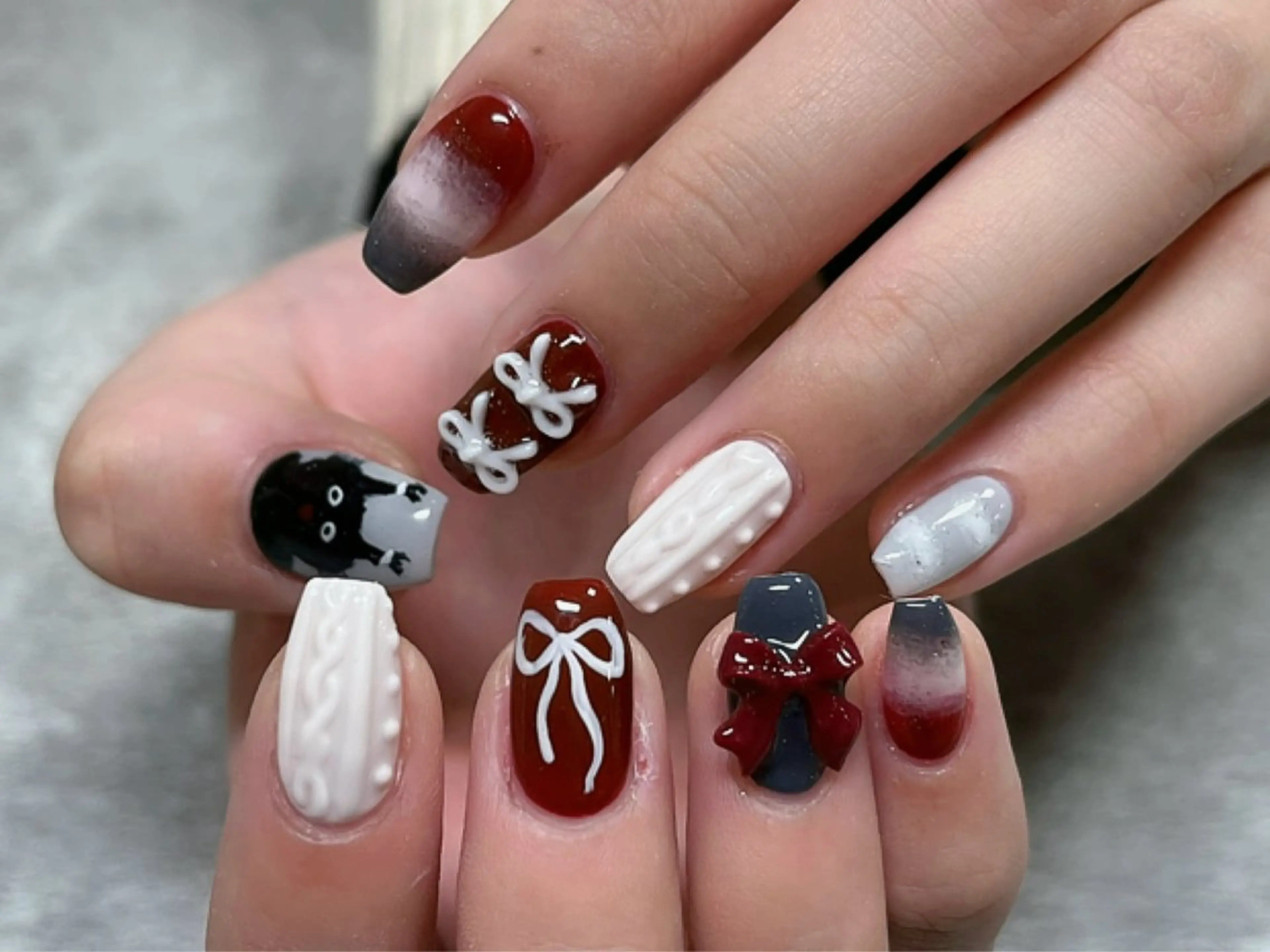 ネイル ハンドネイル 【Zina京都駅前】 きぬがわ らむのネイルデザイン