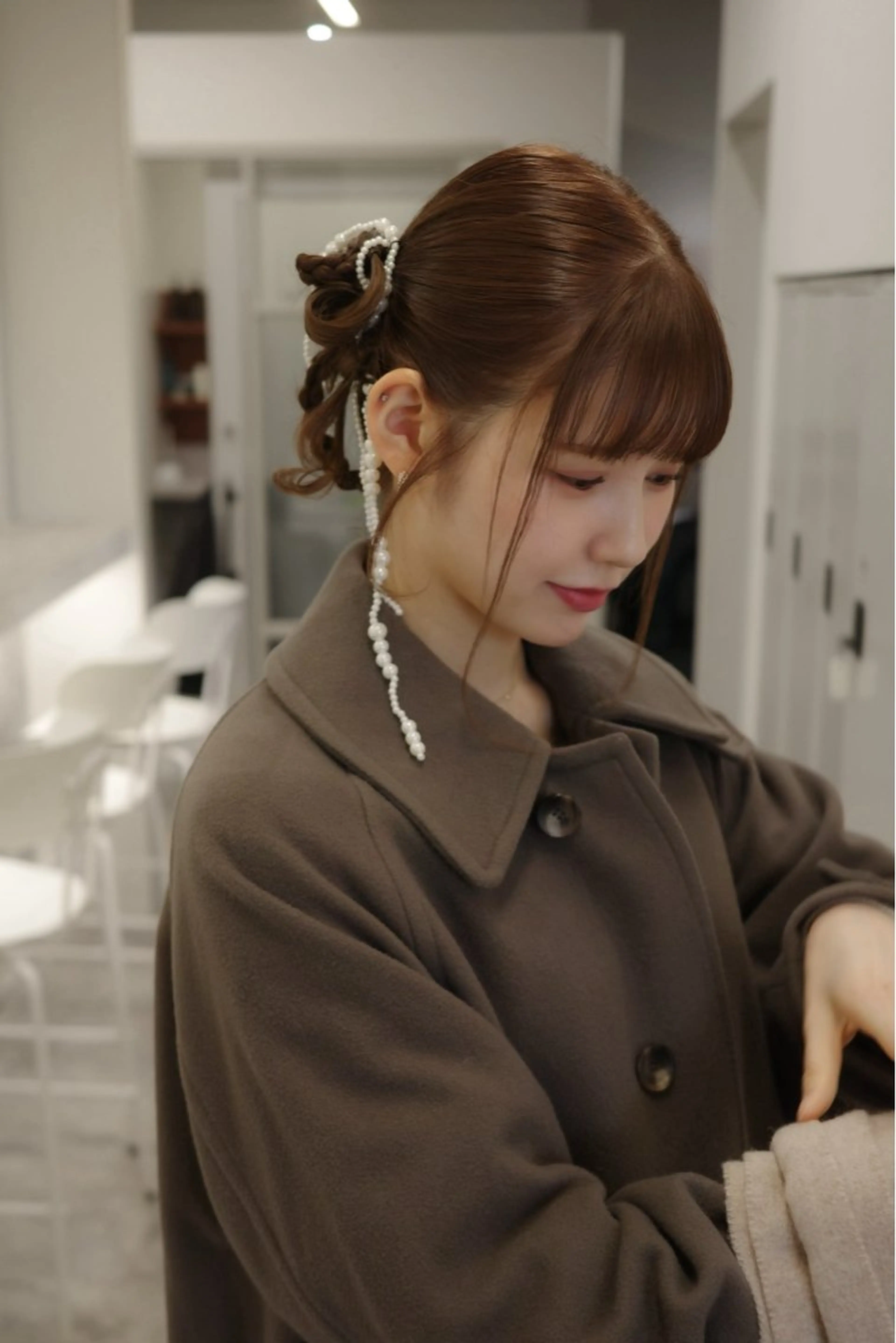 ロング カラー ヘアアレンジ hiide sisiのヘアスタイル