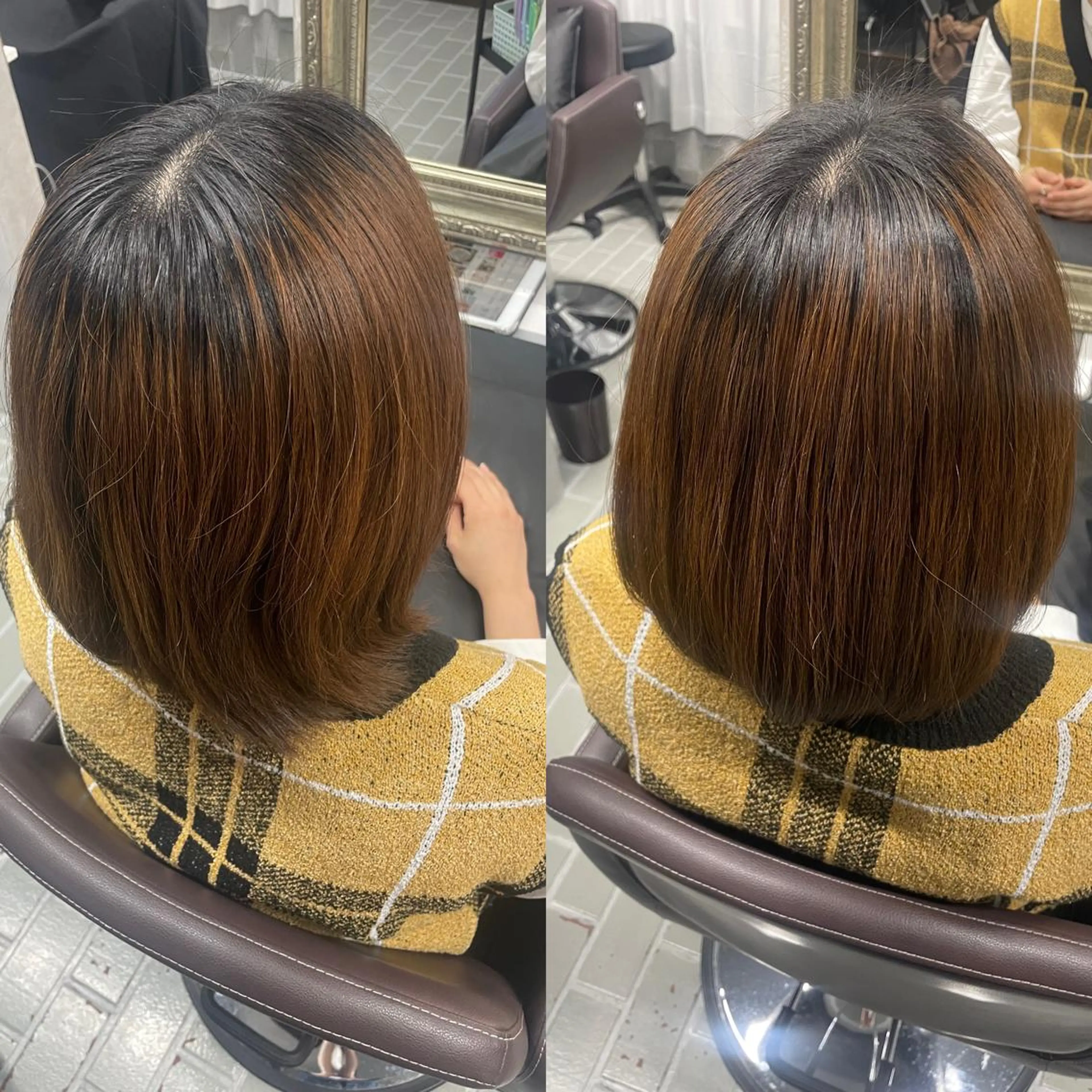 ミディアム 髪質改善 トリートメント カット トリートメント 巣鴨髪質改善サロン 🌈NONOKAのヘアスタイル