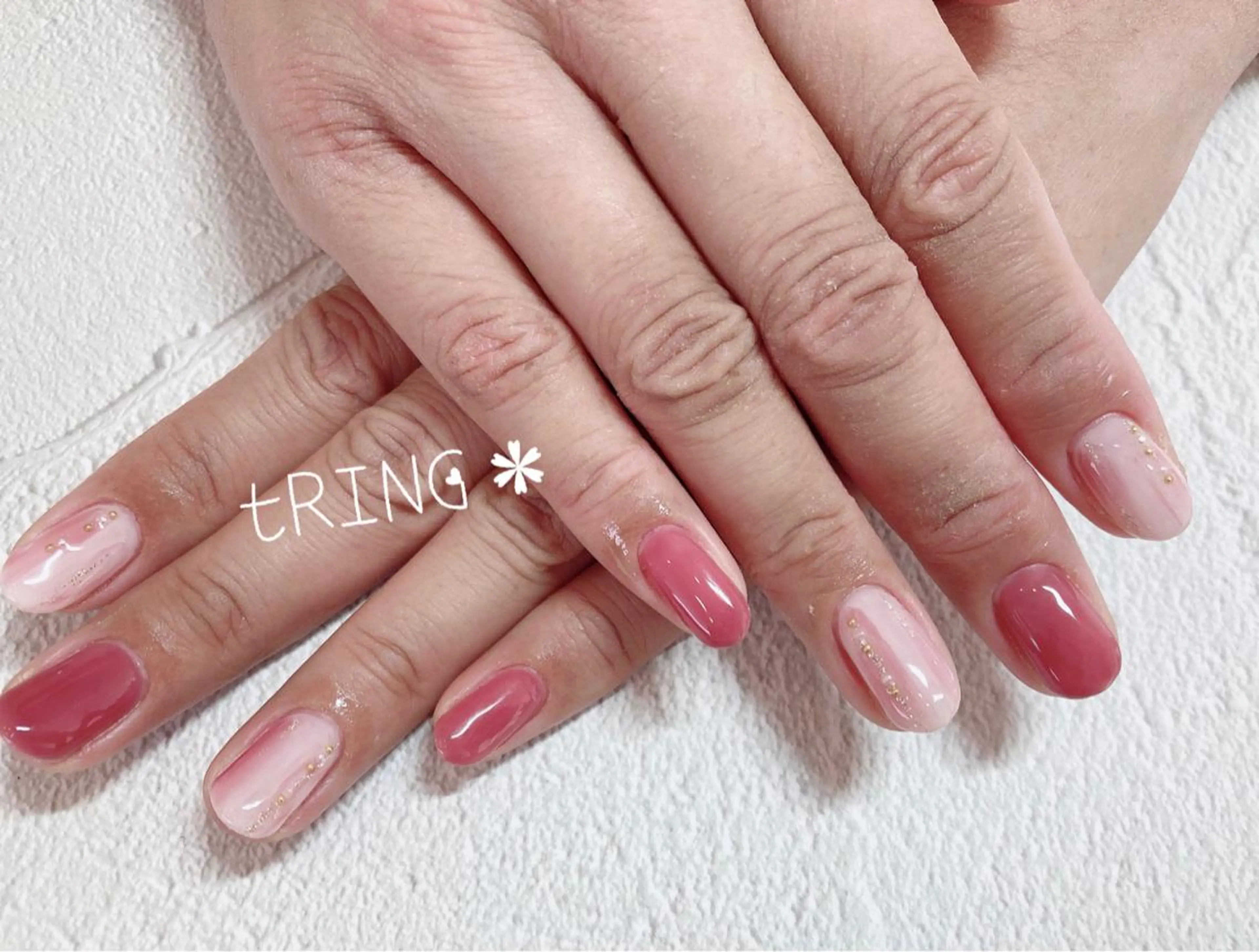 ネイル ハンドネイル tRING＊ しいの木台のネイルデザイン