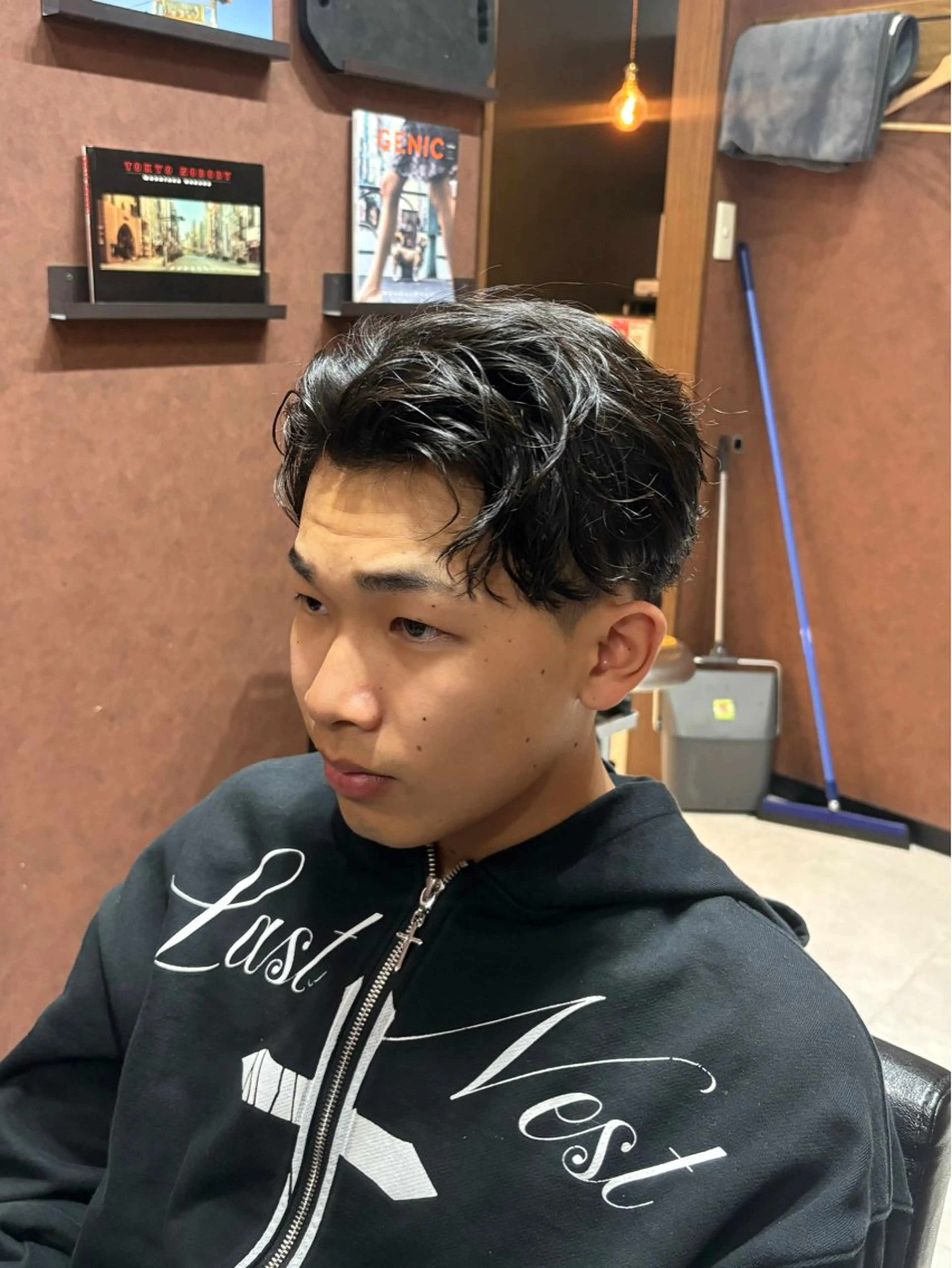 ショート パーマ メンズ カット パーマ メンズ特化 / Reiのヘアスタイル