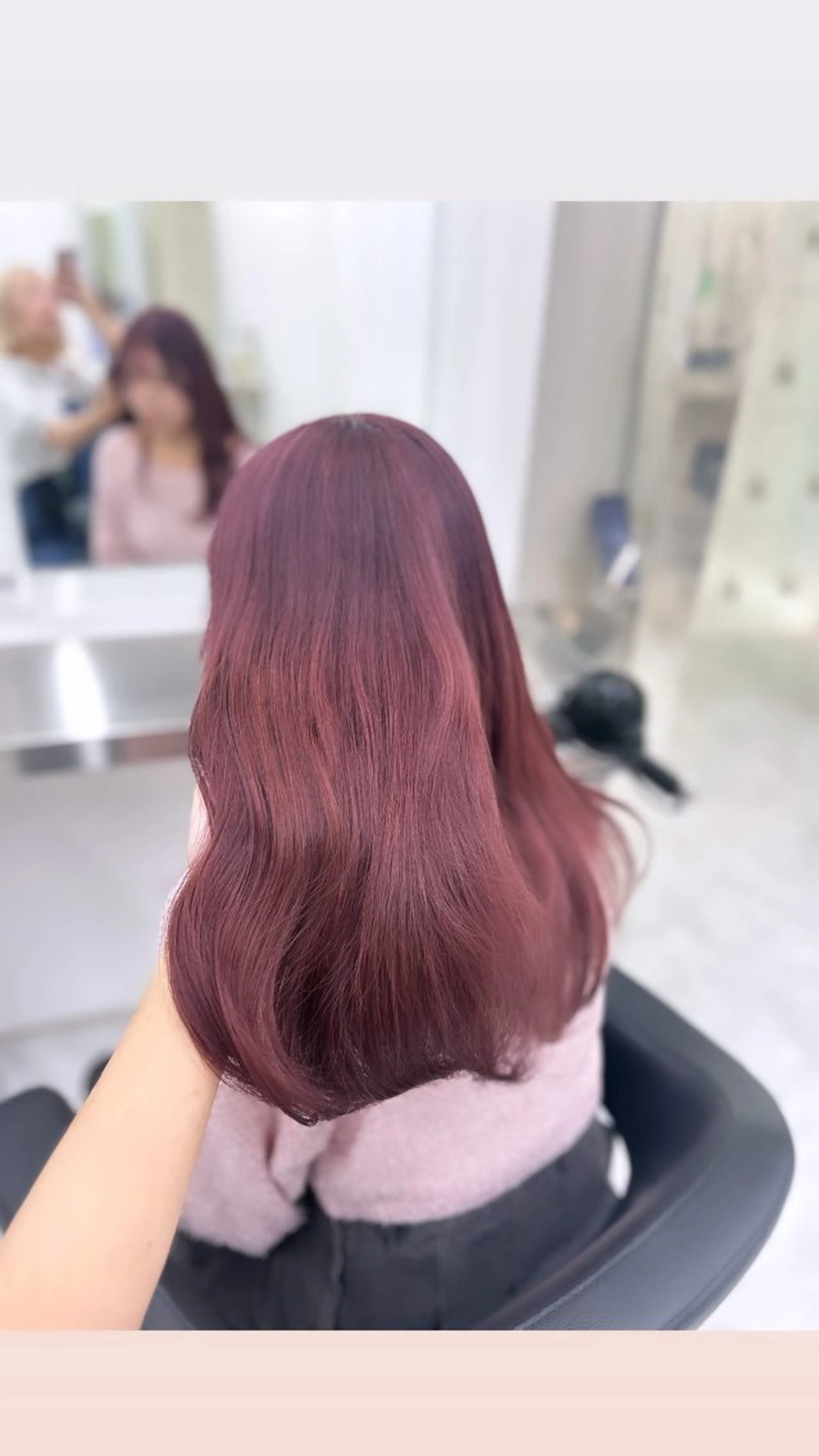 ロング ヘアカラー トリートメント 🥀艶髪/似合わせ 暖色/まな🥀のヘアスタイル