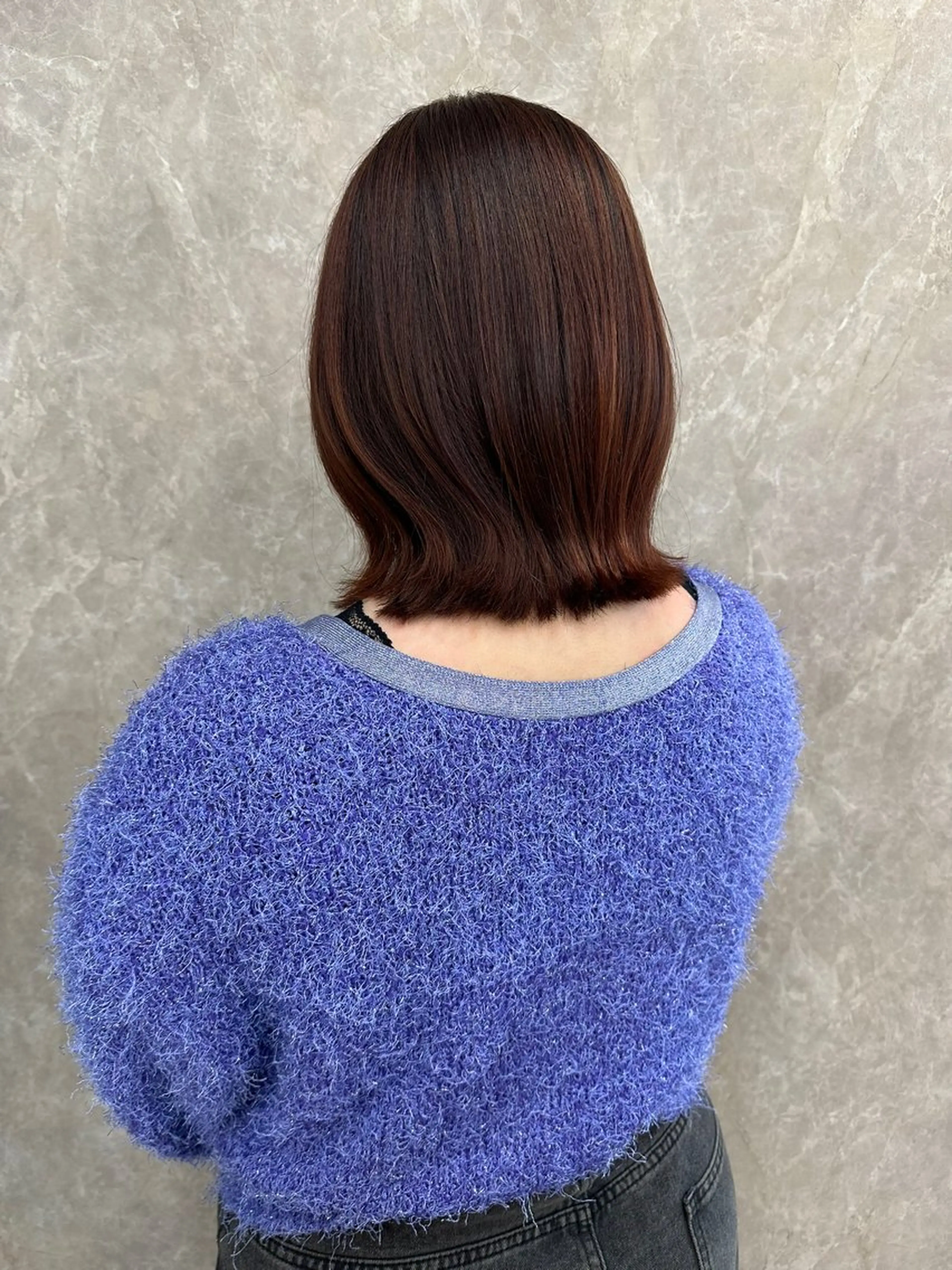 ミディアム カット ヘアカラー トリートメント Ayu Igetaのヘアスタイル