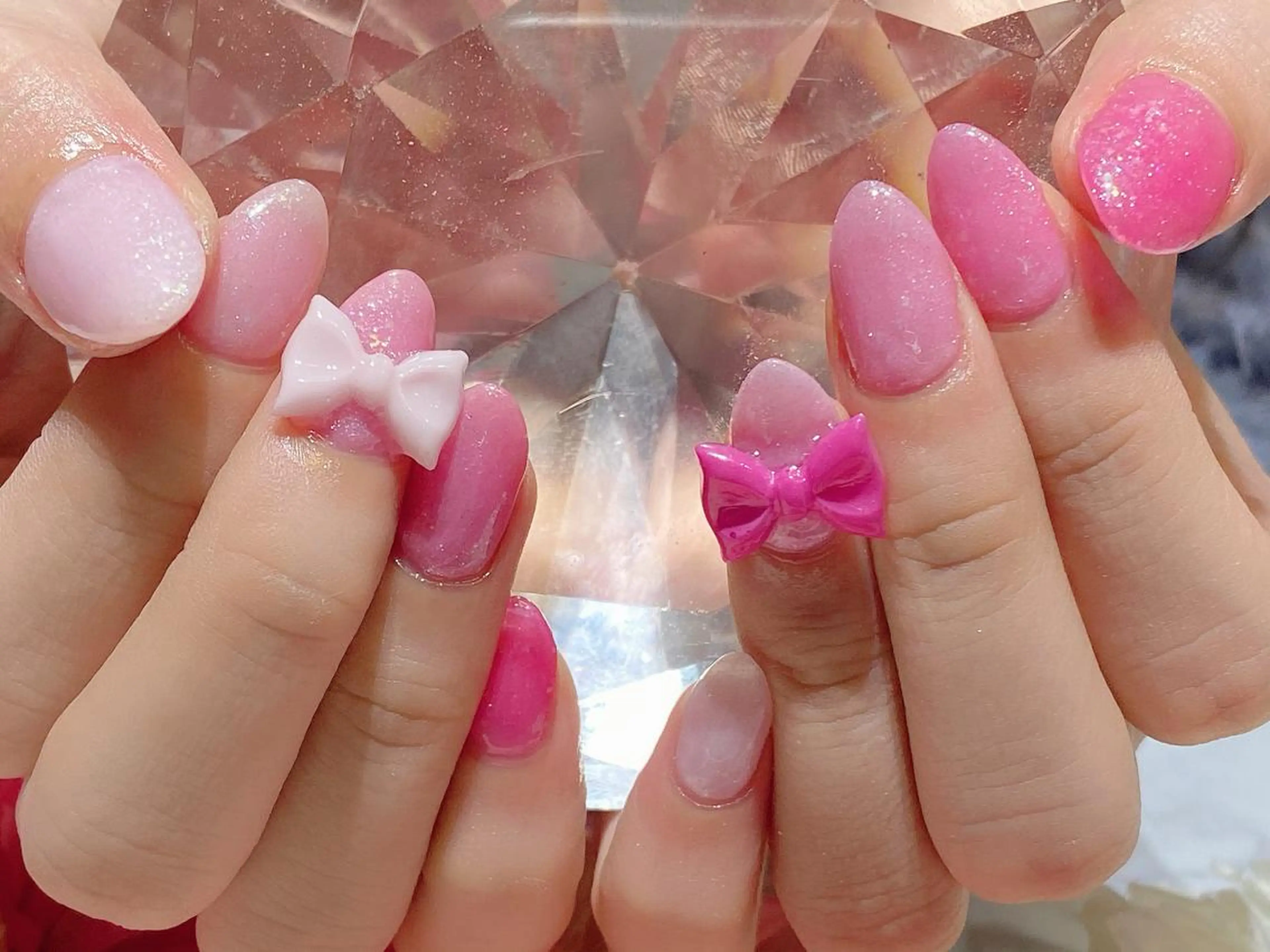 ネイル 長さ出し ジェルネイル ネイルチップ YUN 💅のネイルデザイン