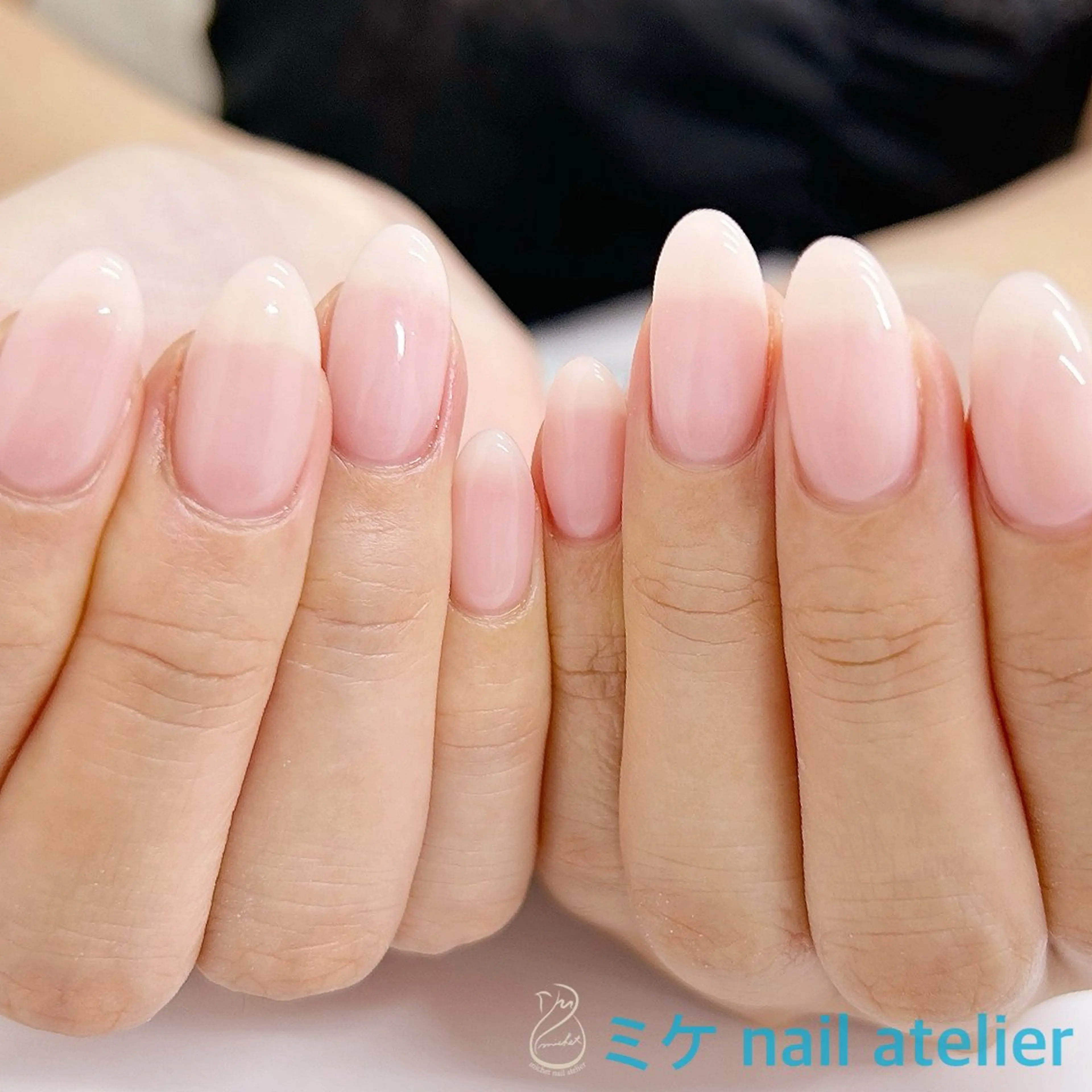 ネイル ジェルネイル ワンカラーネイル ピンク ハンドネイル h. rikaのネイルデザイン