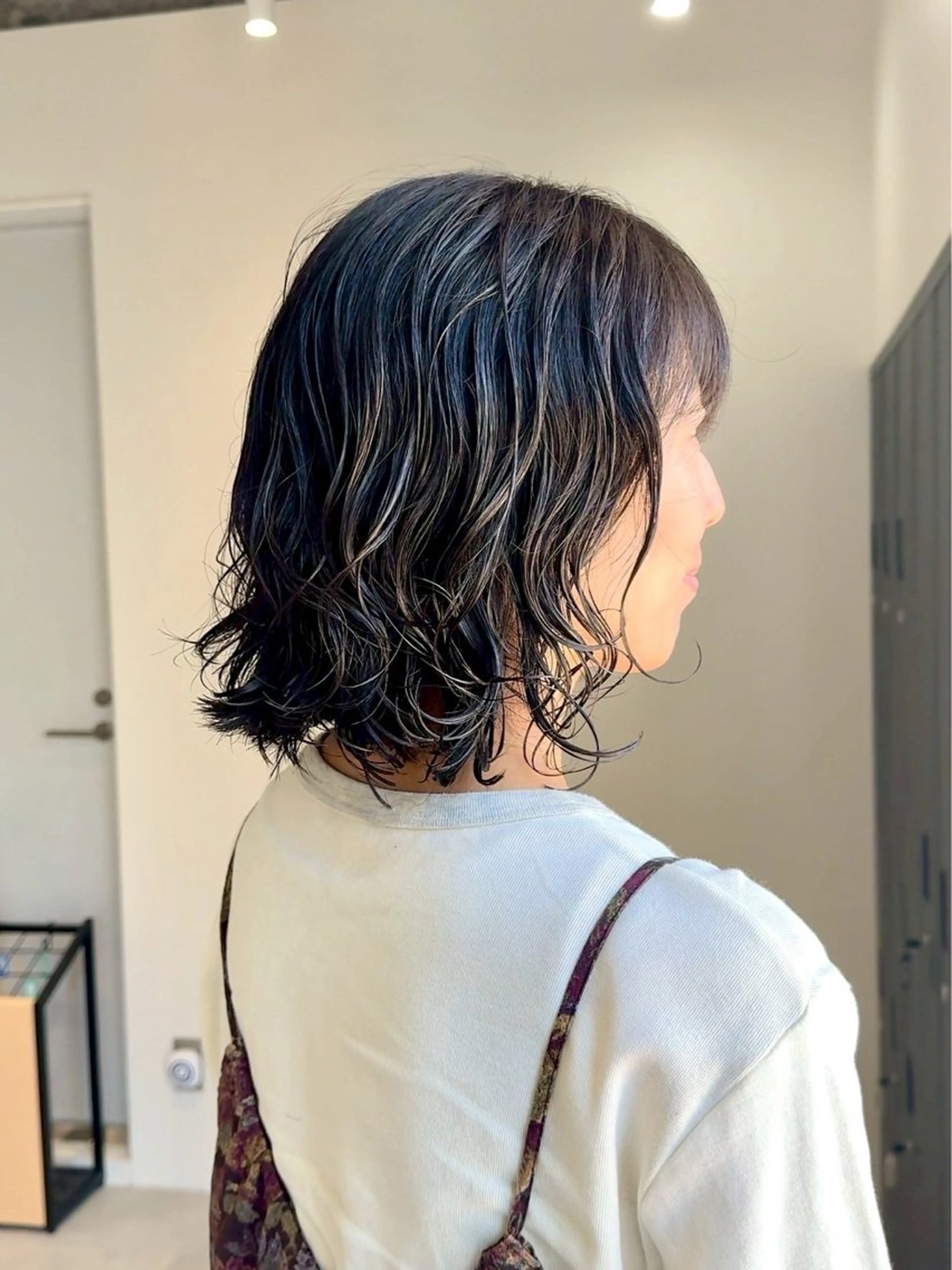 ミディアム ボブ くせ毛 SNSモニター募集！ くせ毛特化/大村のヘアスタイル