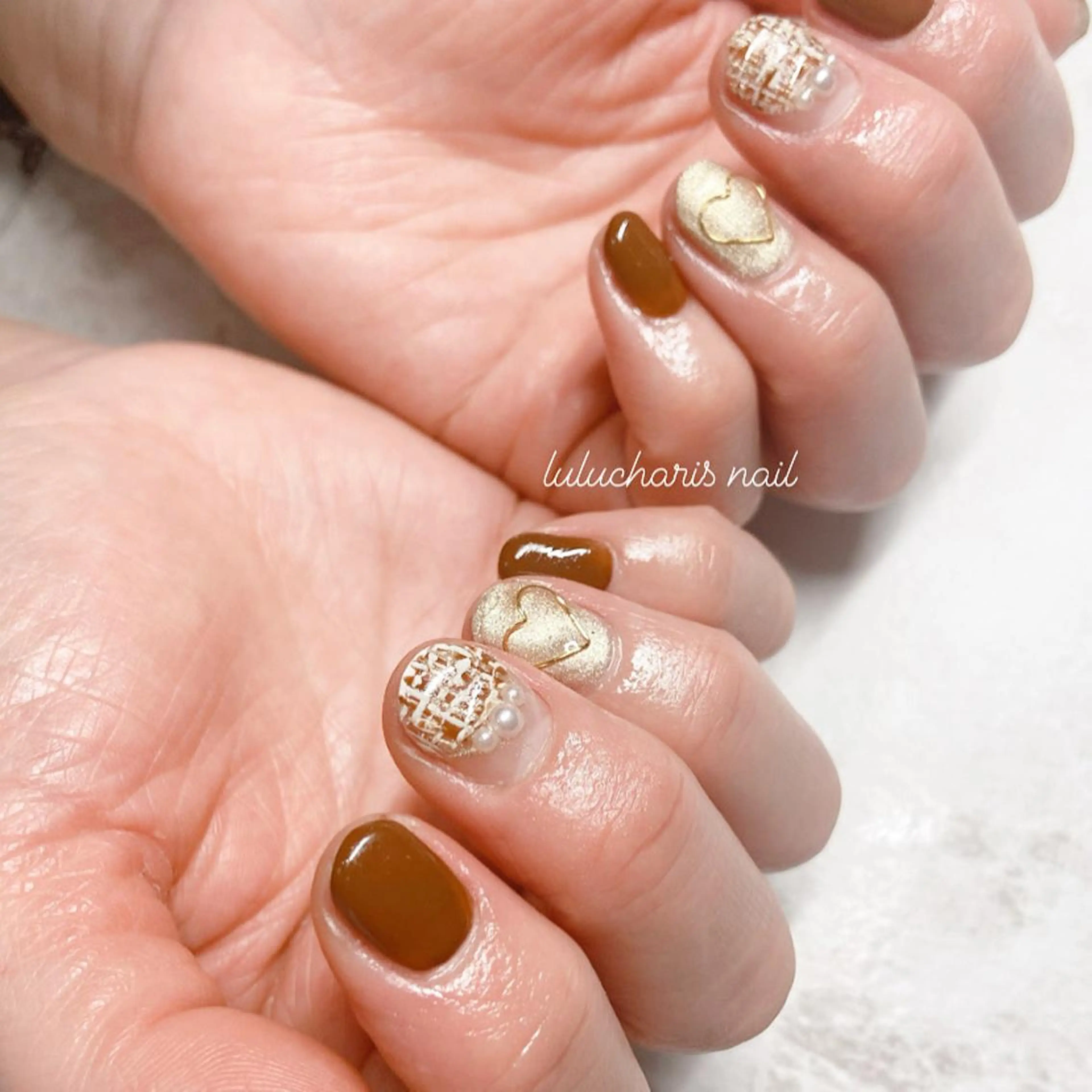 ネイル バレンタイン lulucharis nailのネイルデザイン