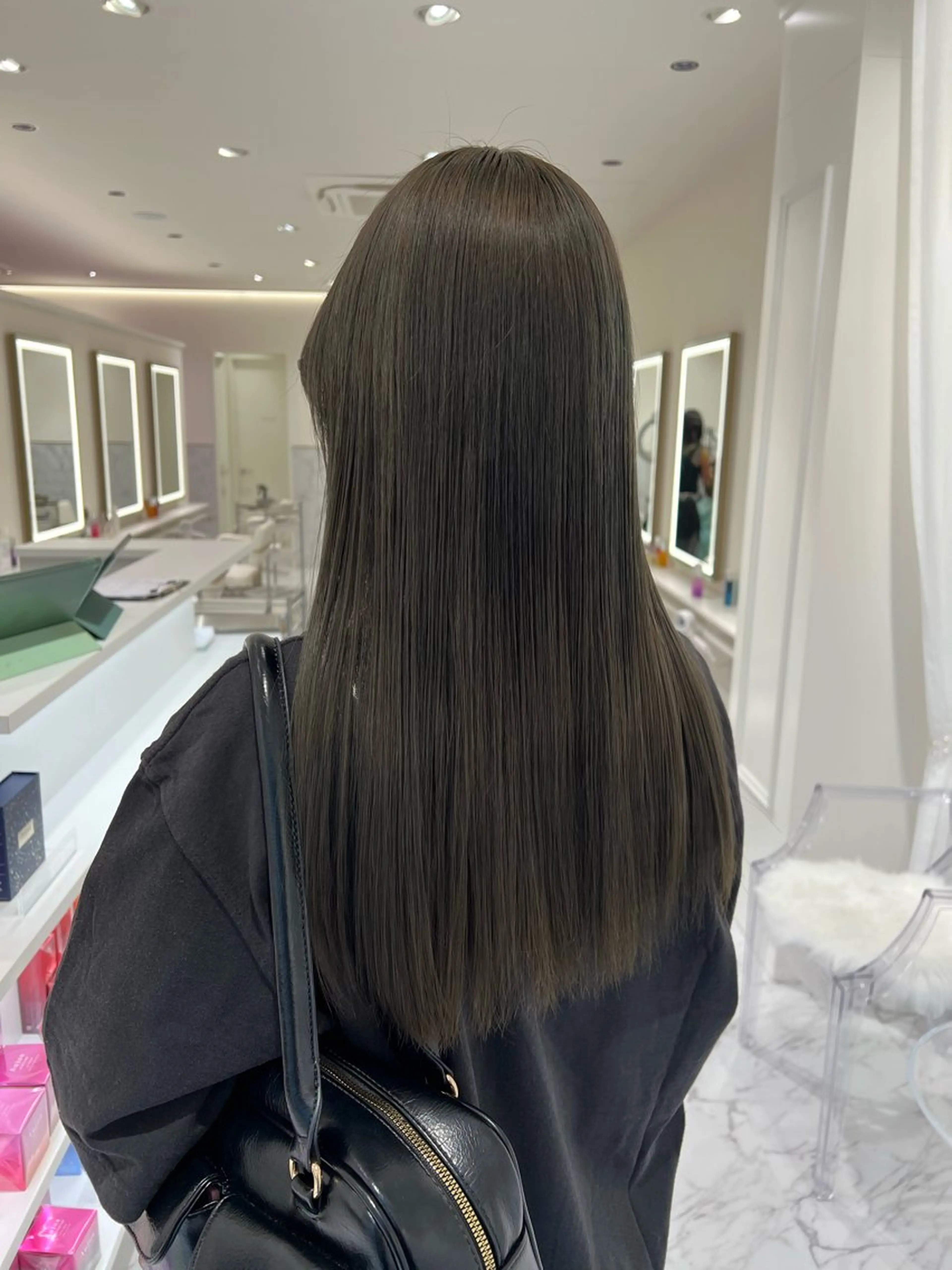 ロング カラー ヘアカラー ParveMix🍀 藤原愛未のヘアスタイル