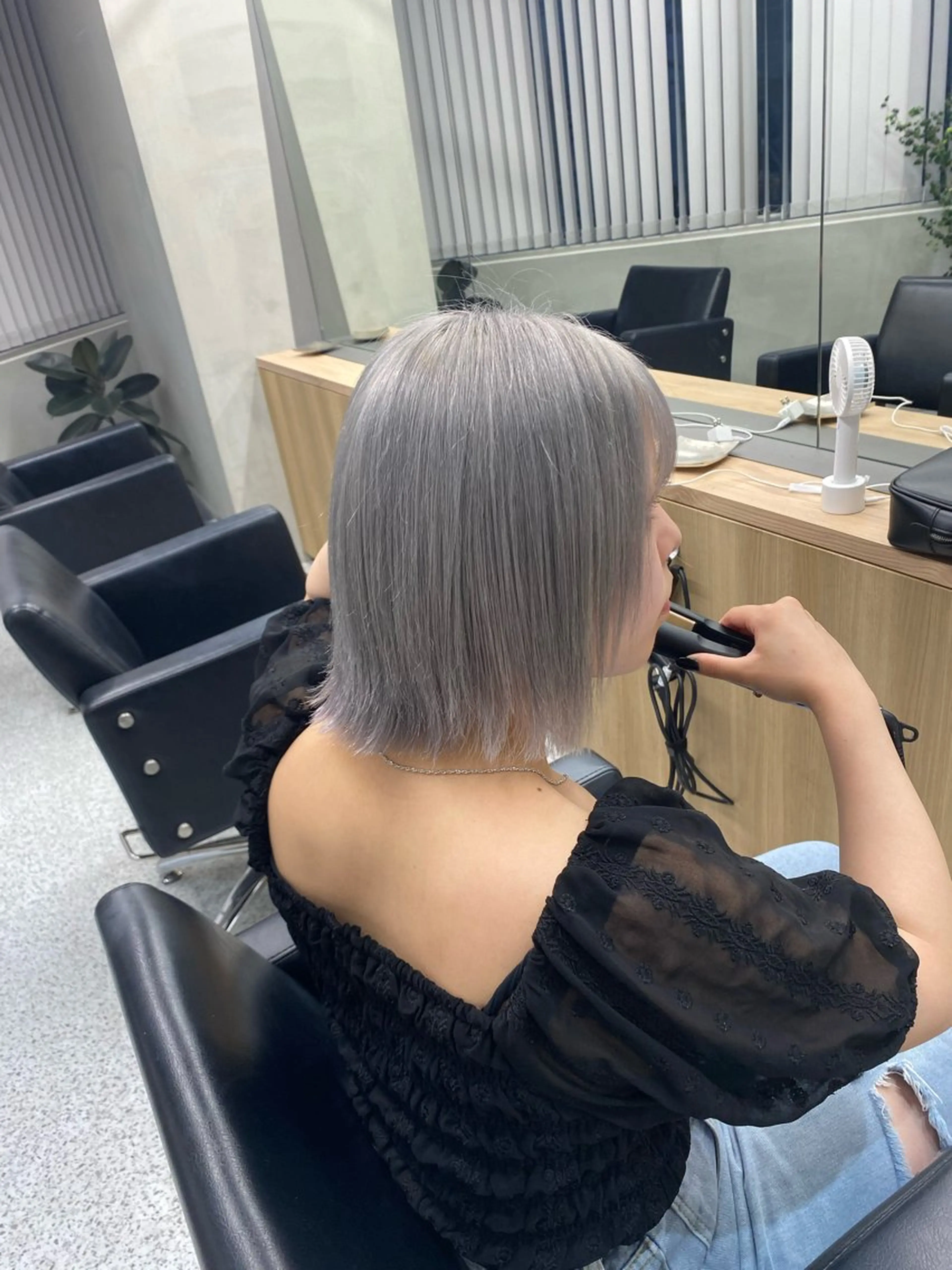 ミディアム カラー ベージュカラー ブロンド ダブルカラー ハイトーンカラー ピンクカラー カットモデル様無料 💎saaya💎のヘアスタイル