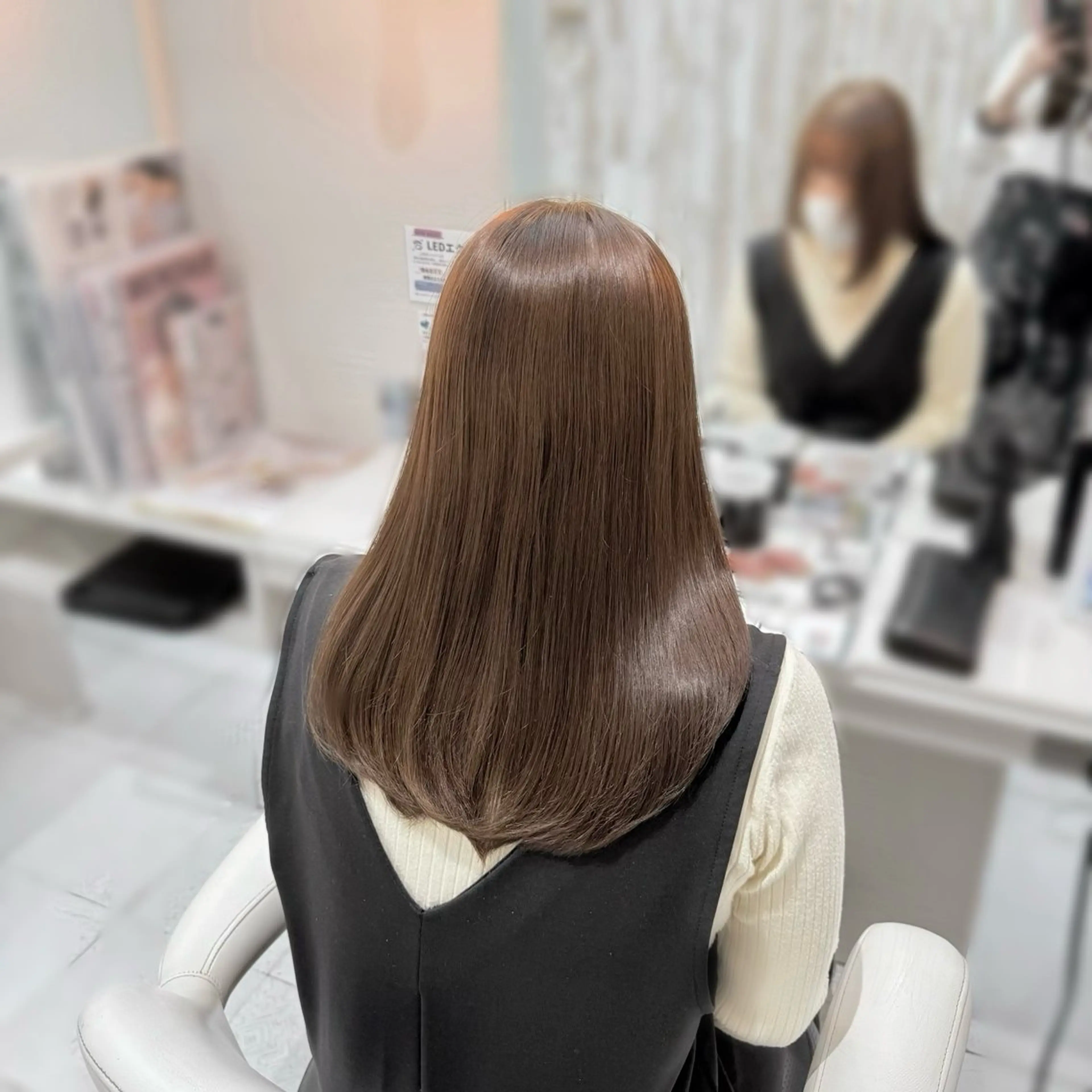 ロング カラー カット ヘアカラー すずき なつき🌙のヘアスタイル