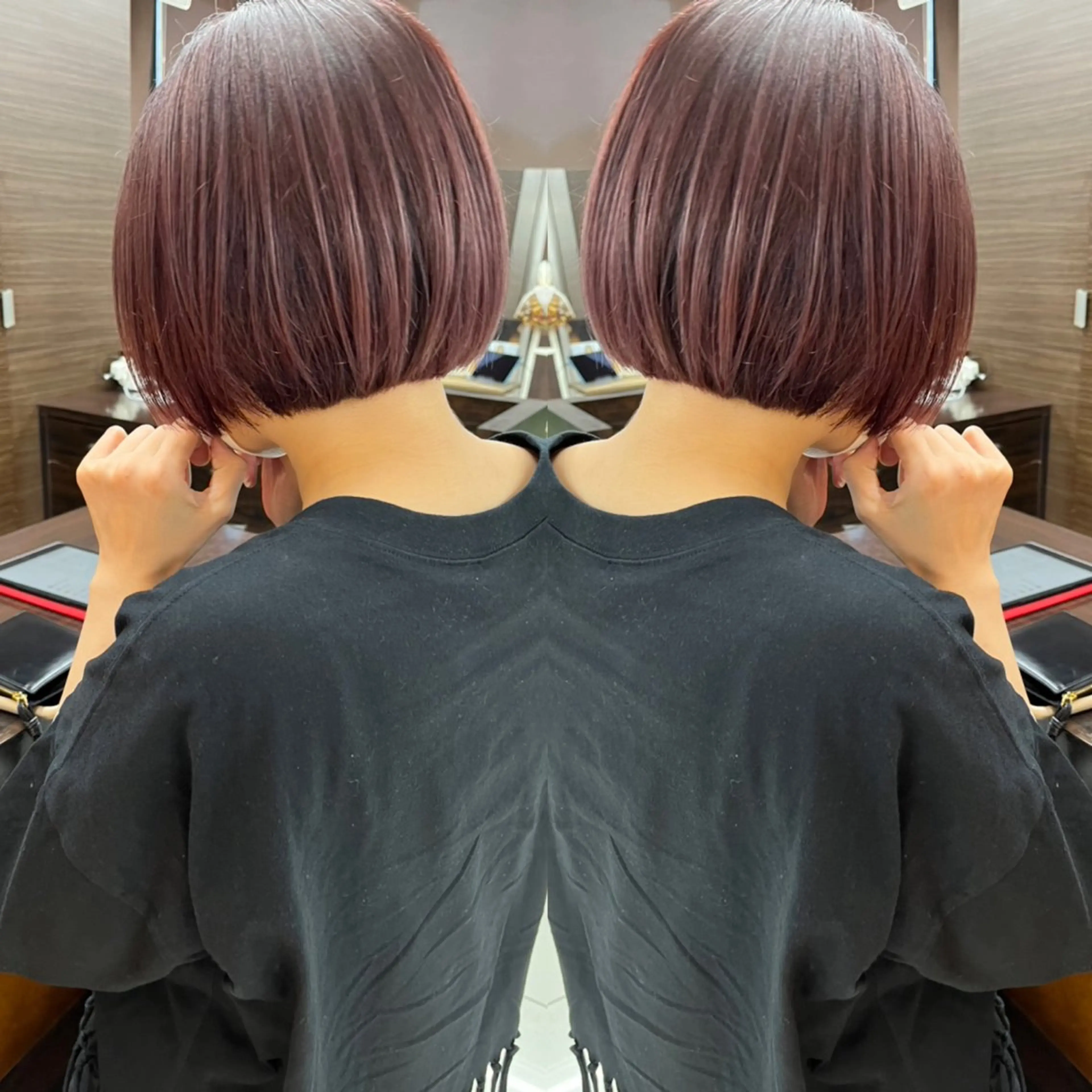 ショート カラー カット ヘアカラー トリートメント ハタケヤマヨシキ ／BOOTHのヘアスタイル