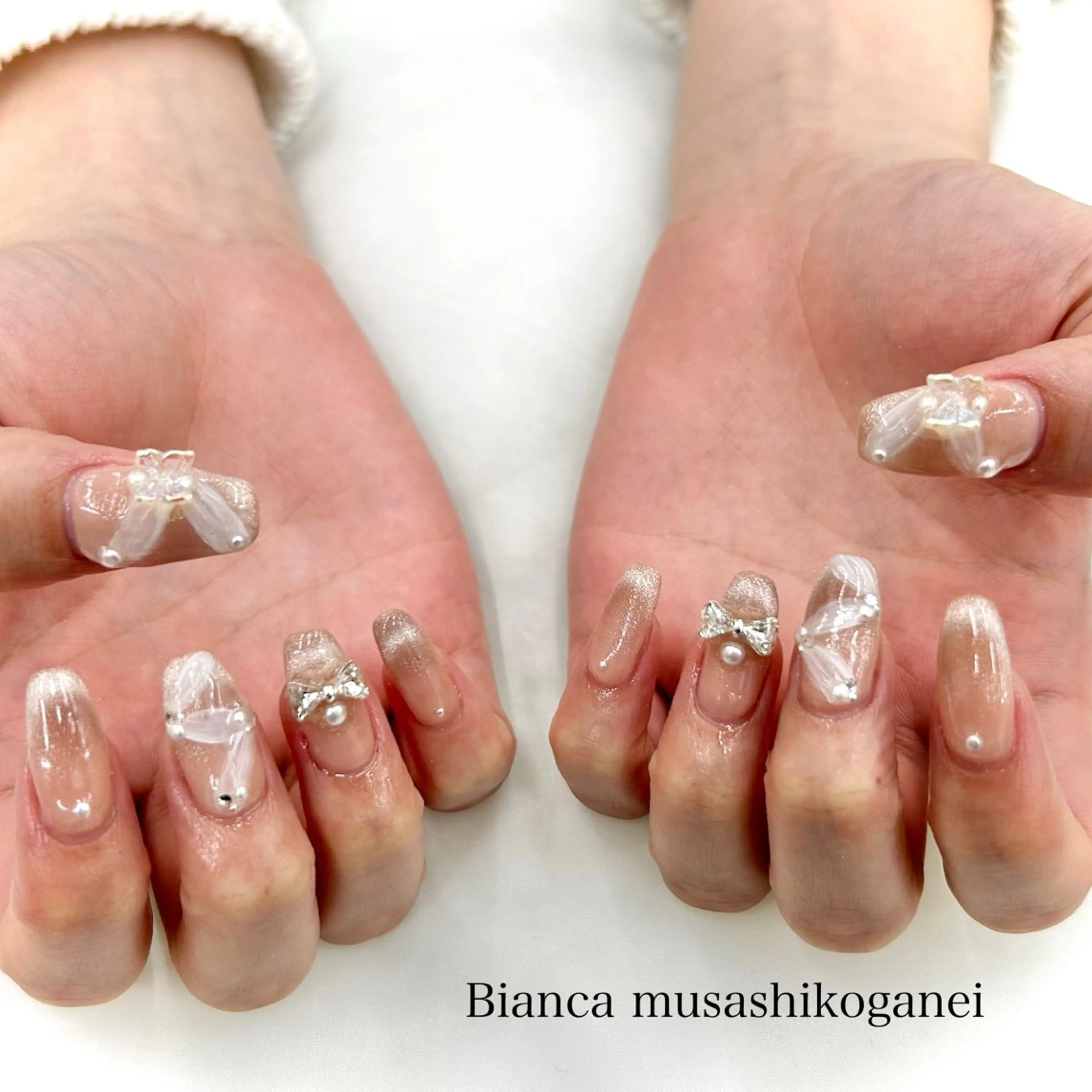 ネイル 韓国ネイル ハンドネイル Bianca 武蔵小金井　ほしののネイルデザイン