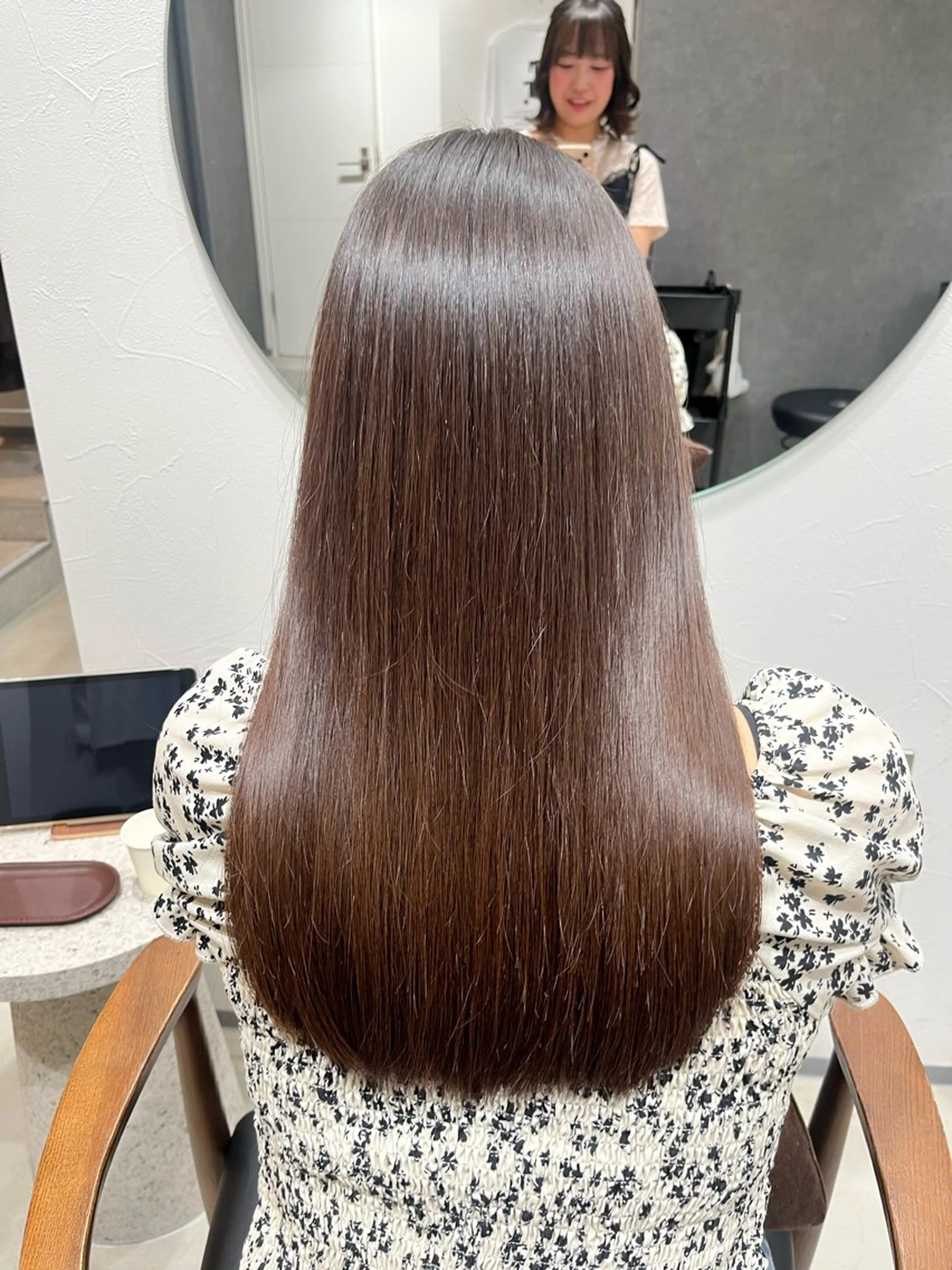 ロング 原口 桃歌のヘアスタイル