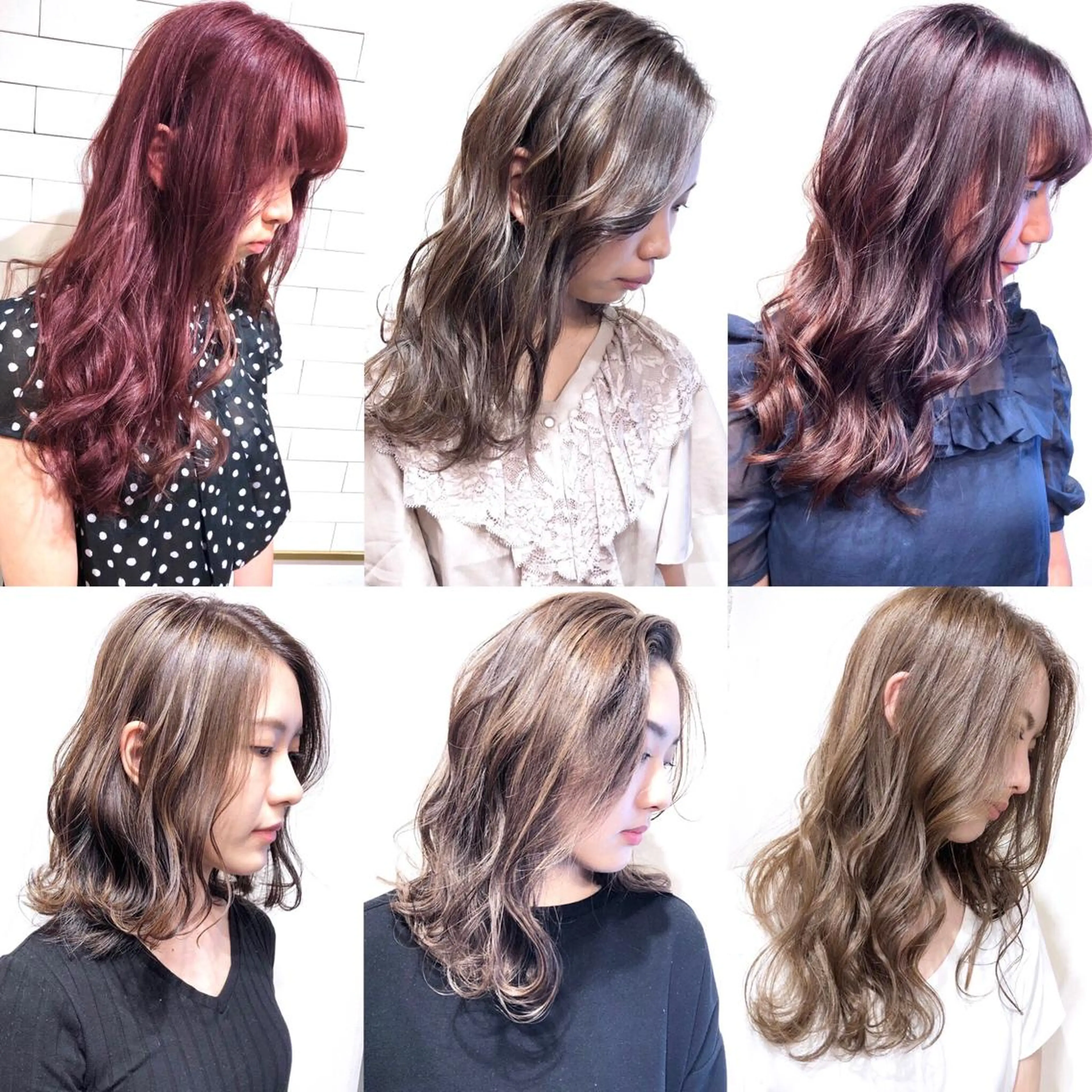 ロング カラー パーマ ヘアカラー 美髪/髪質改善/艶髪 /CECILのヘアスタイル