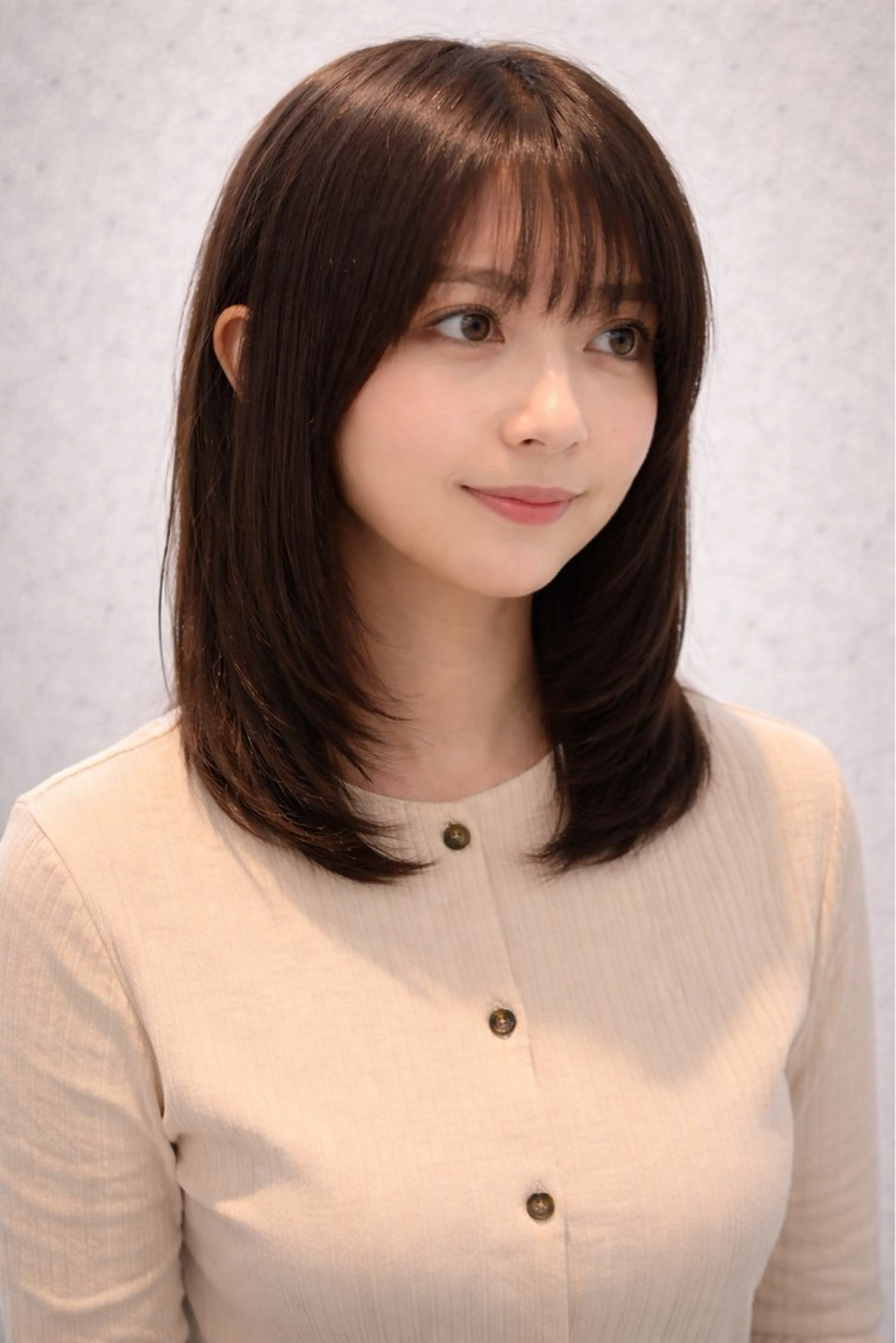 セミロング カット ヘアカラー トリートメント terra✂️ 佐伯 尚哉のヘアスタイル