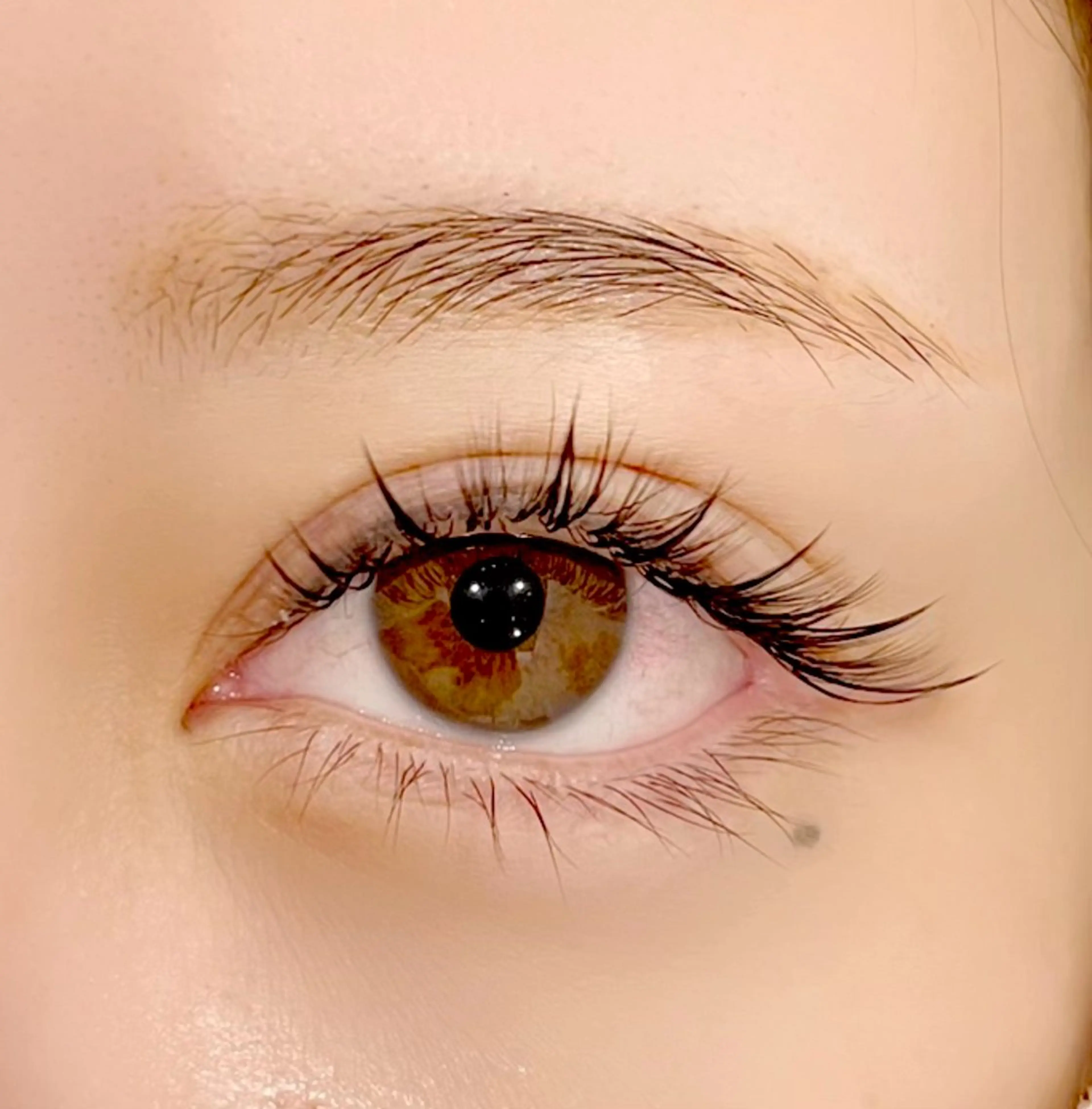 マツエク・マツパ フラットラッシュ ナチュラル ボリュームラッシュ ワンホンマツエク EYE405 fukuyamaのマツエク・マツパデザイン