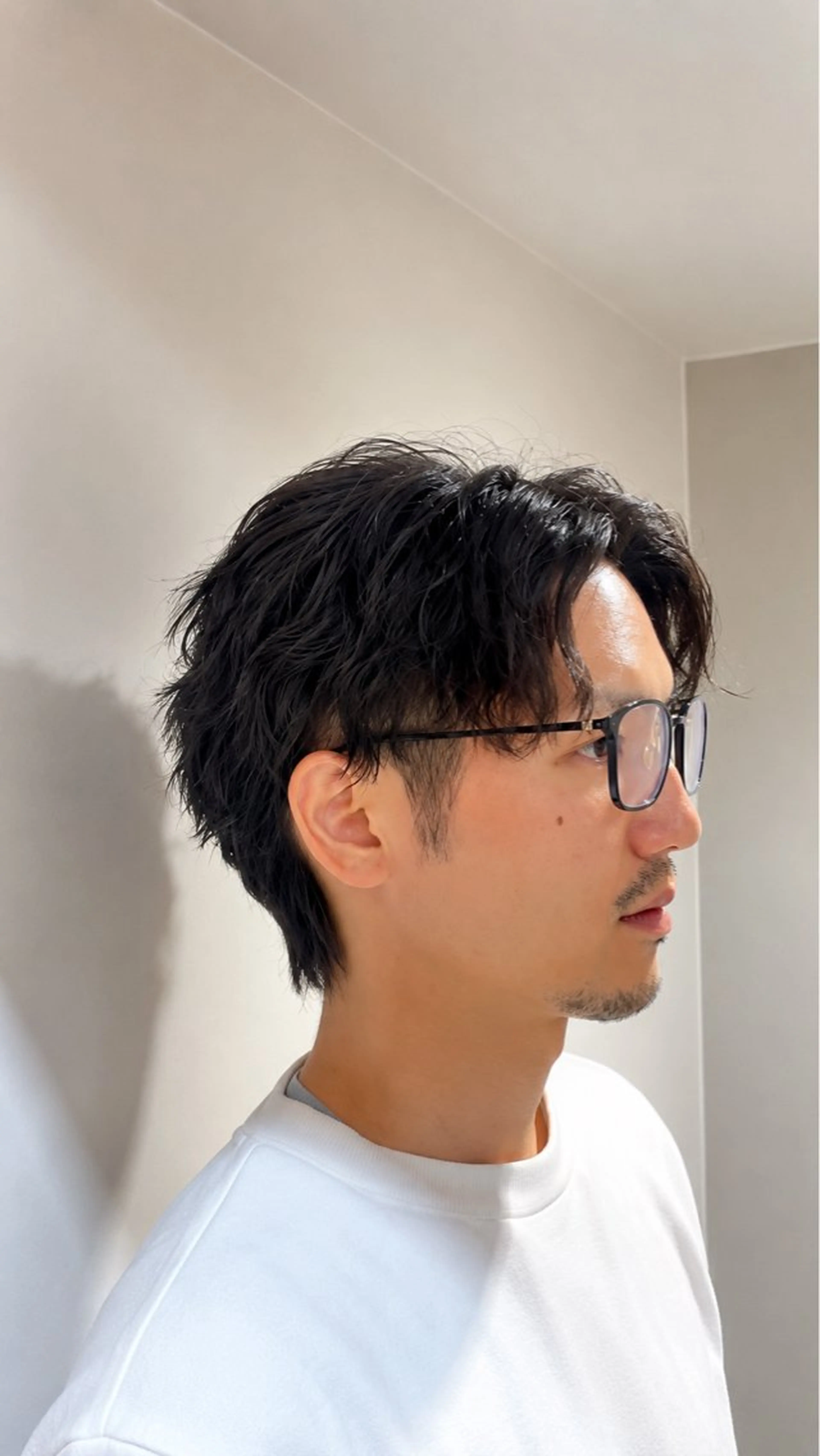 パーマ メンズ センターパート メンズパーマ スパイラルパーマ カット パーマ メンズパーマ ほしのはすみのヘアスタイル