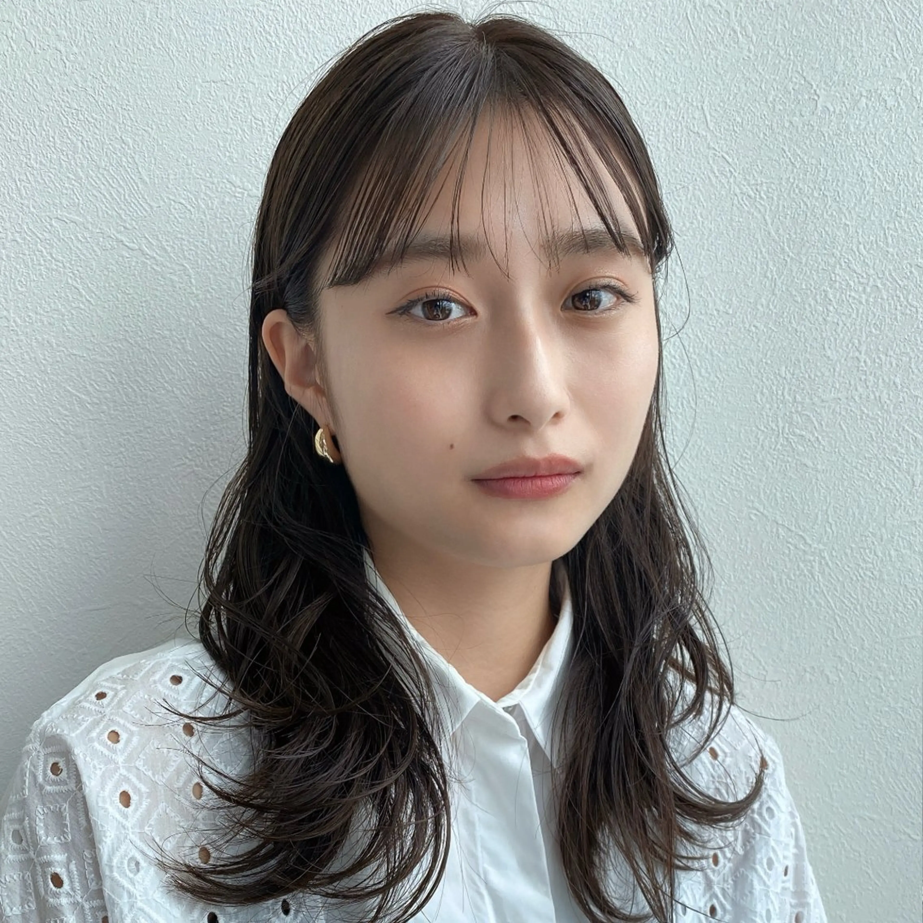 セミロング セミロングパーマ ハイライト 髪質改善 レイヤーカット ショート職人 美容師【KENTA】のヘアスタイル