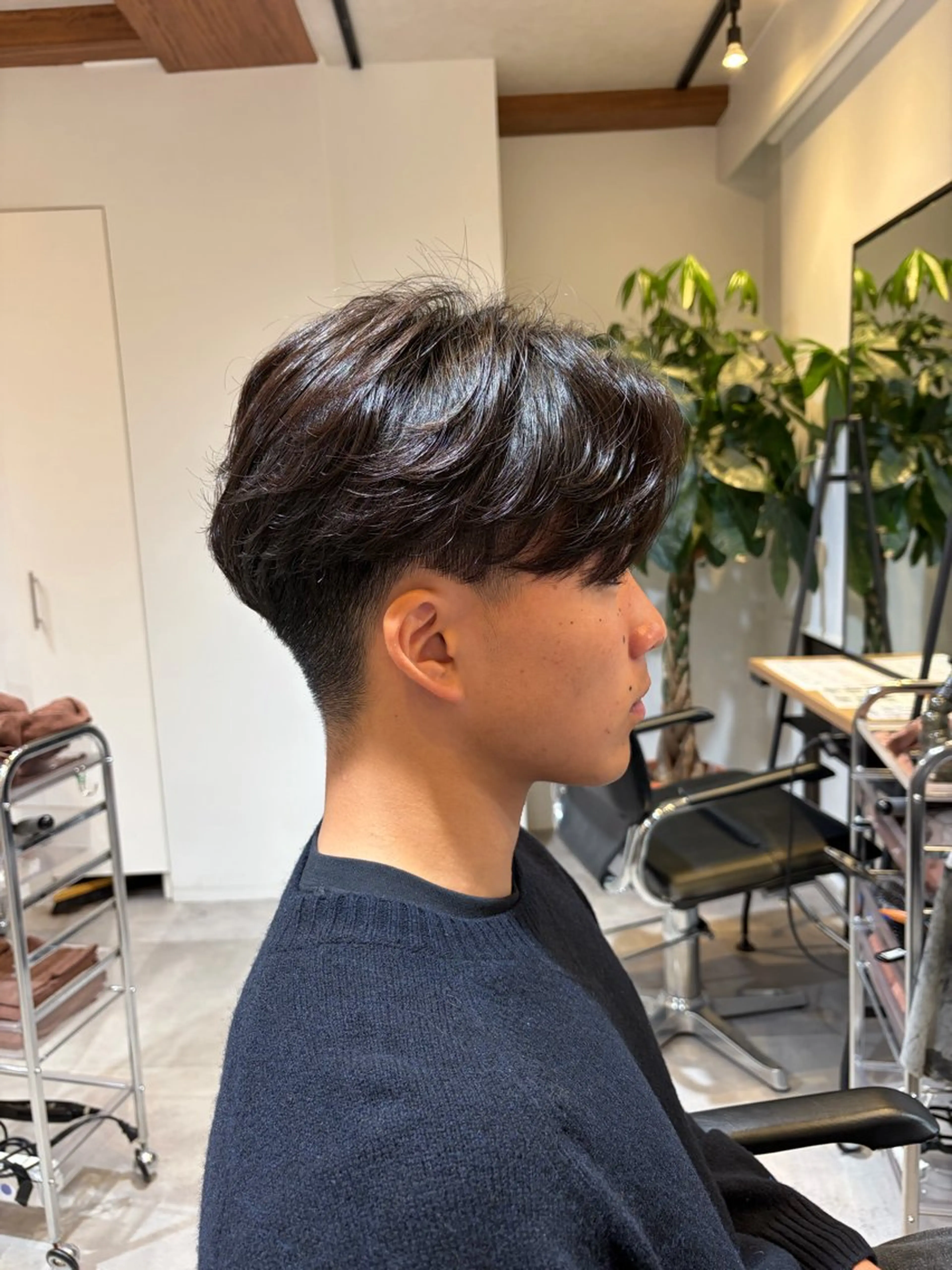パーマ メンズ メンズパーマ ニュアンスパーマ カット パーマ elimaてった メンズパーマのヘアスタイル