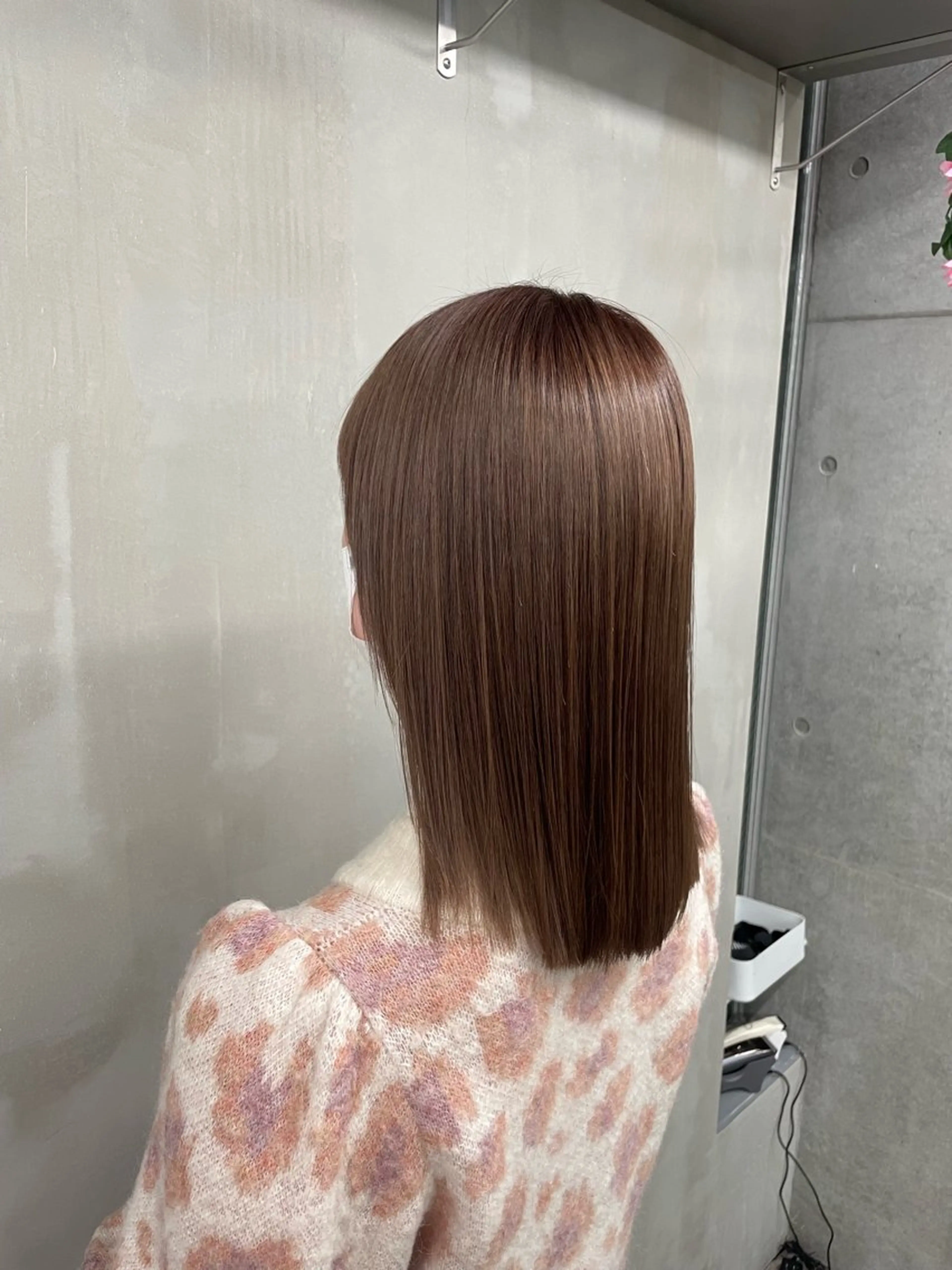 前髪カット+ワンカラー+5STEPトリートメント🪞7990の写真