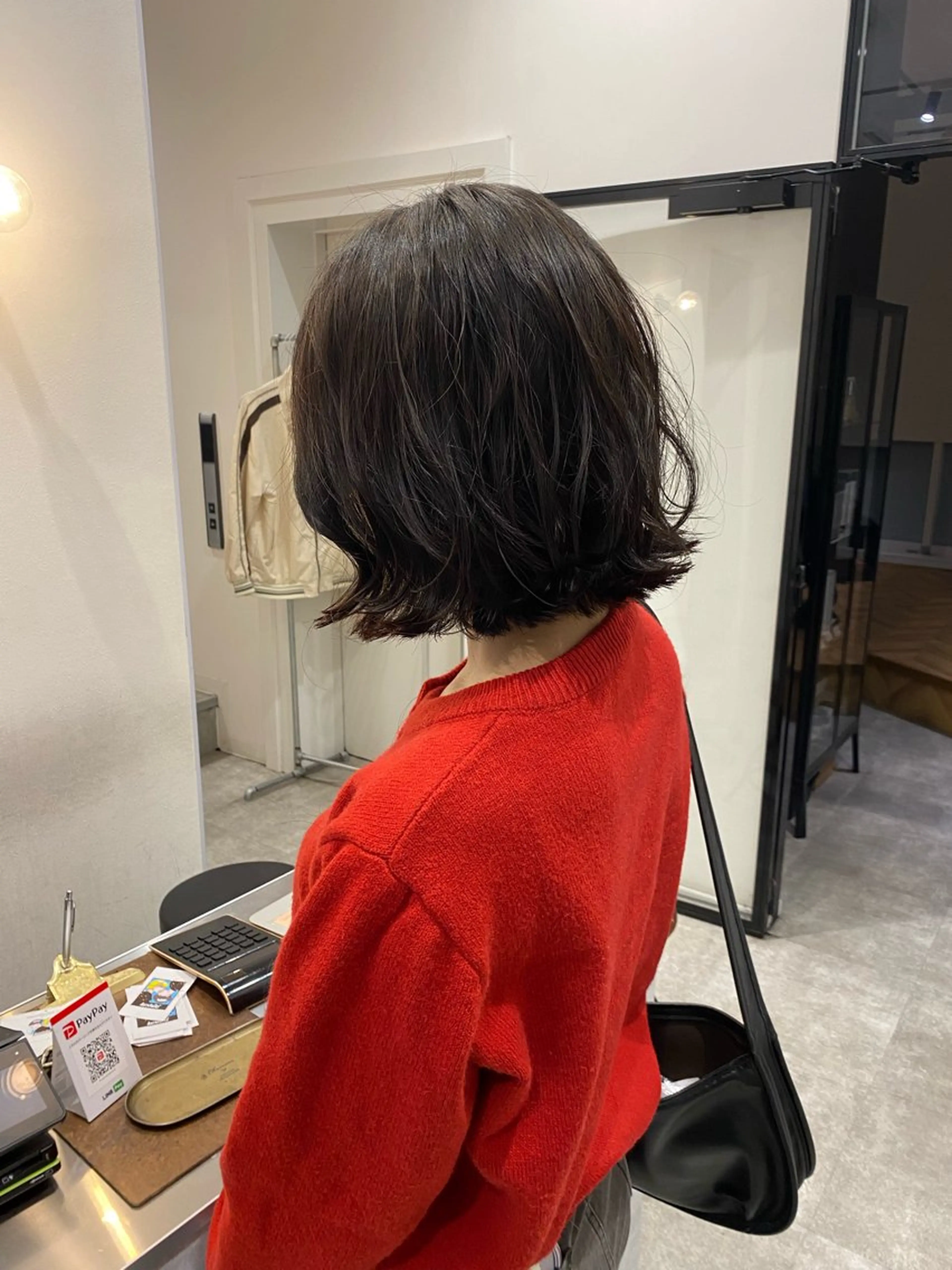 ミディアム パーマ Keshiki大名 安部 真輝のヘアスタイル