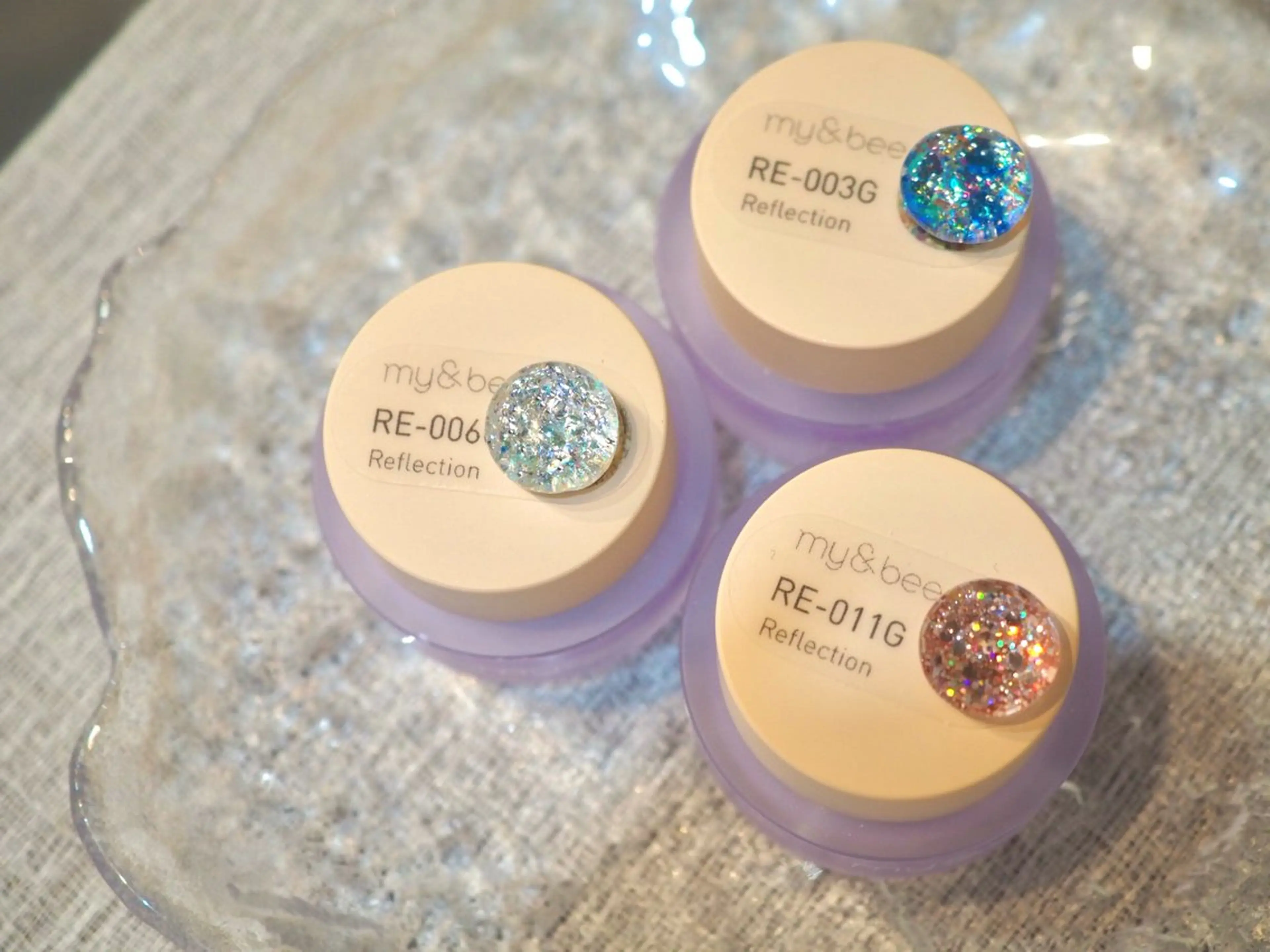 ネイル キラキラネイル ラメ(グリッター) ハンドネイル glaNje aoiのネイルデザイン