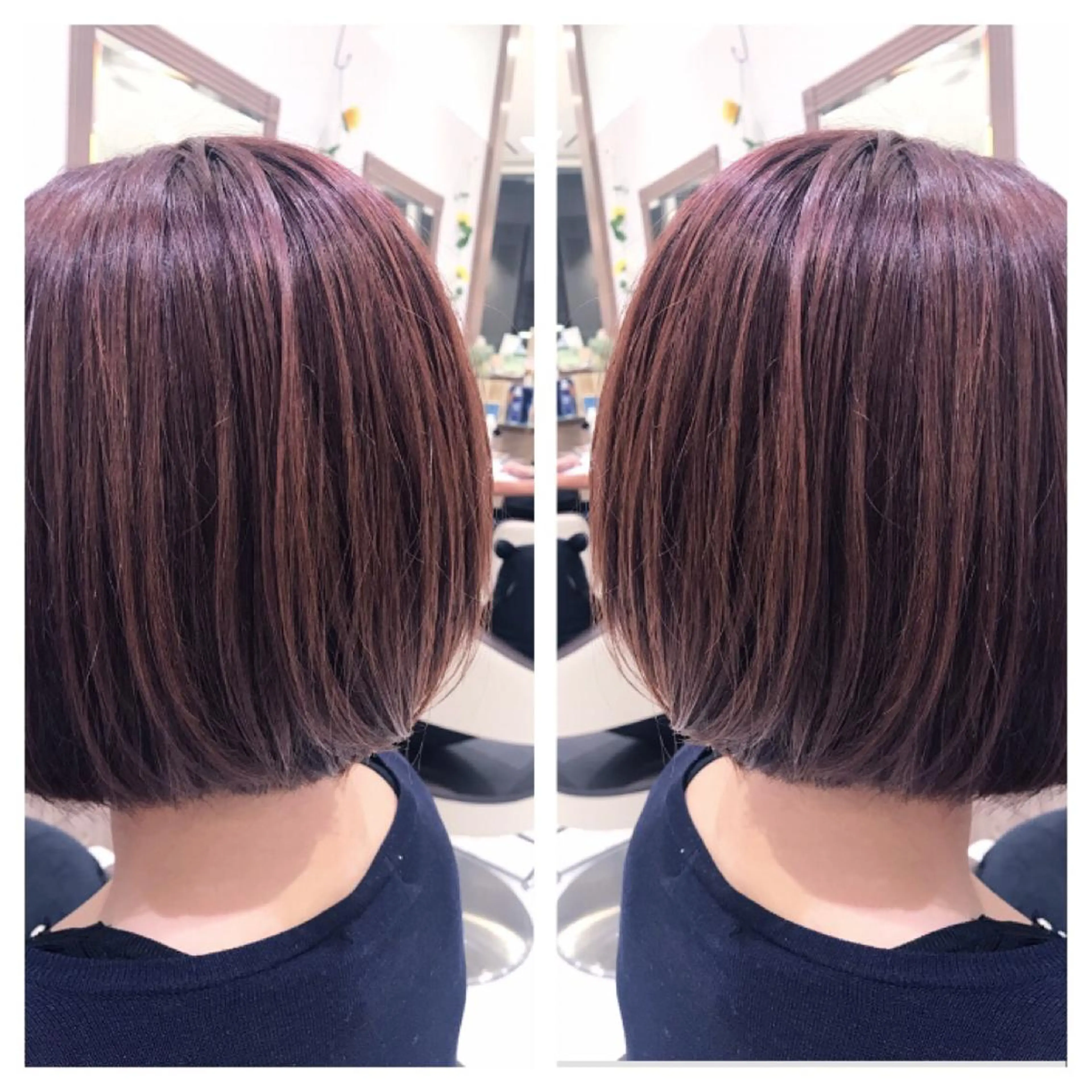 ショート カラー ヘアカラー トリートメント 田中 慎也のヘアスタイル