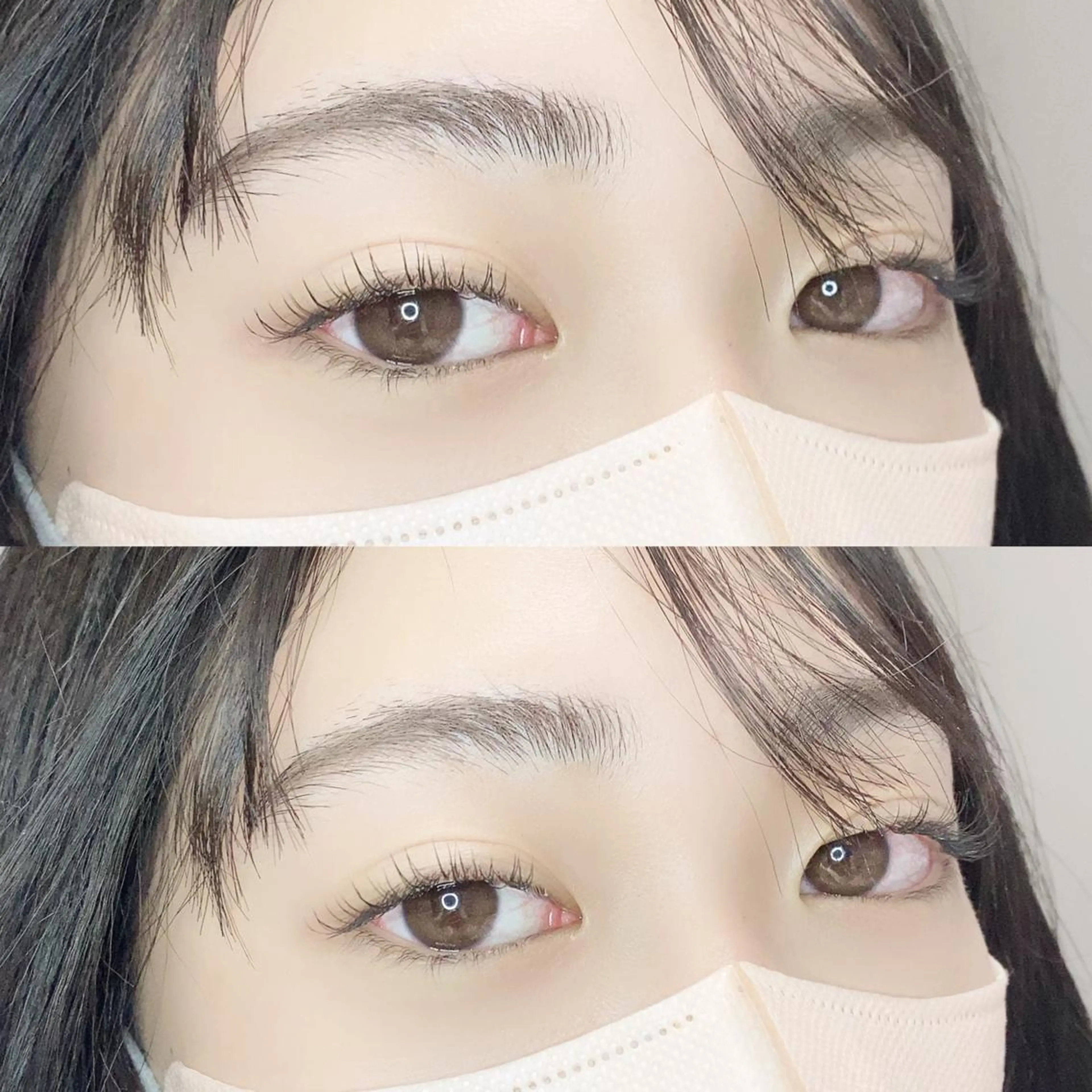 マツエク・マツパ カラーマツエク eyelash "Koa"🕊🤎のマツエク・マツパデザイン