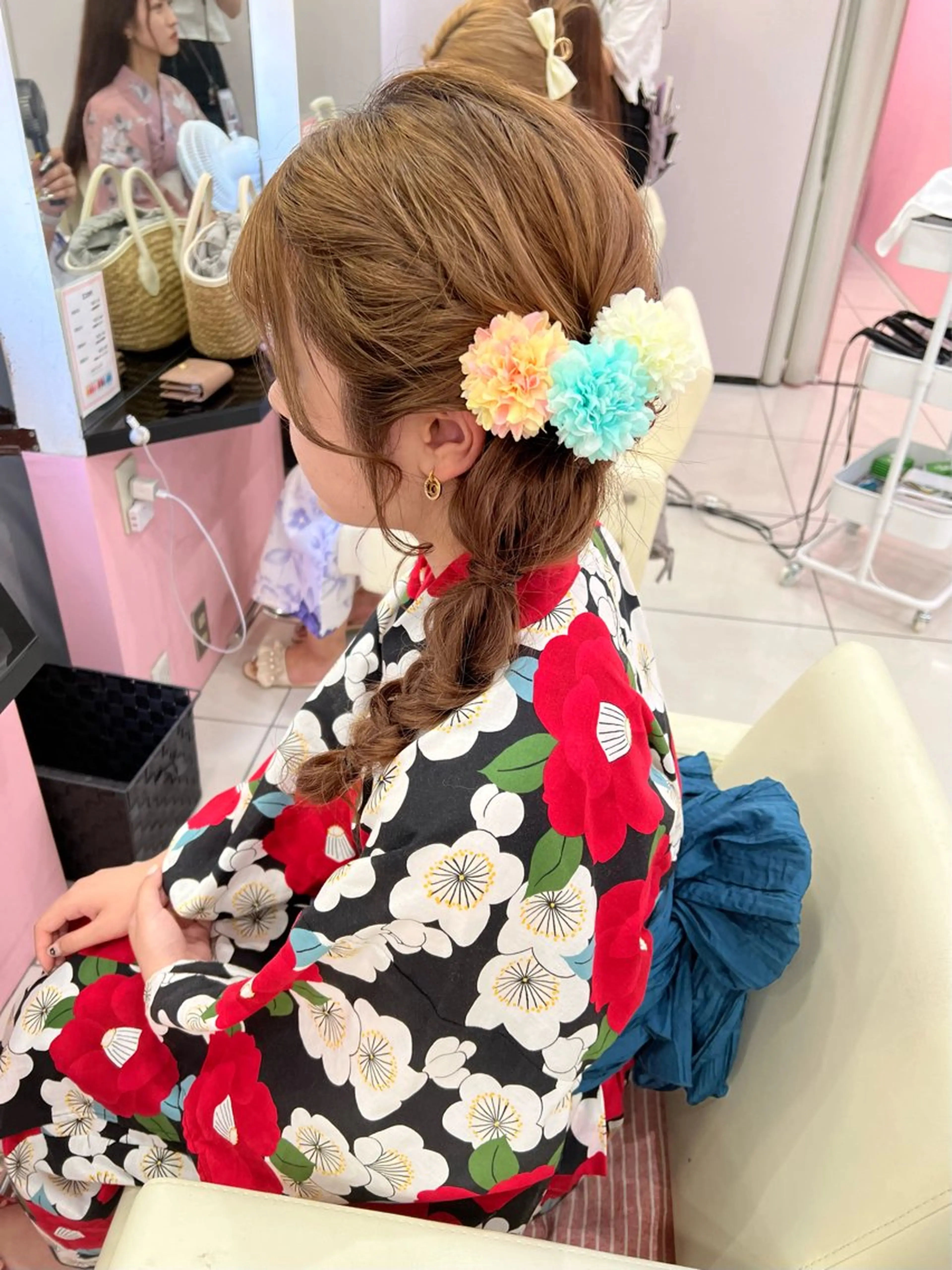 ヘアアレンジ season エクステ/ヘアカラーのヘアスタイル