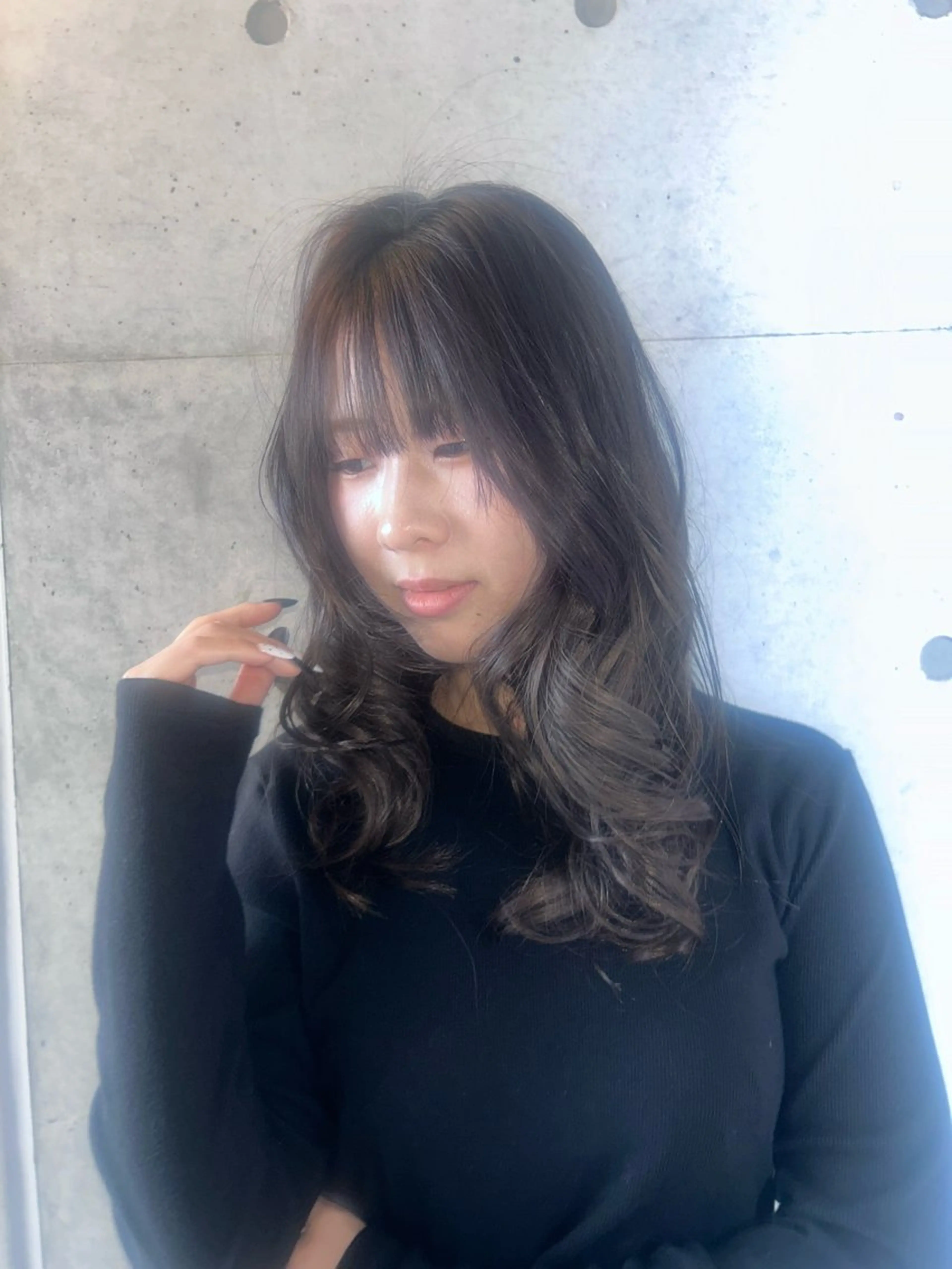 セミロング maho/大名/ 巻き髪/ヘアセットのヘアスタイル