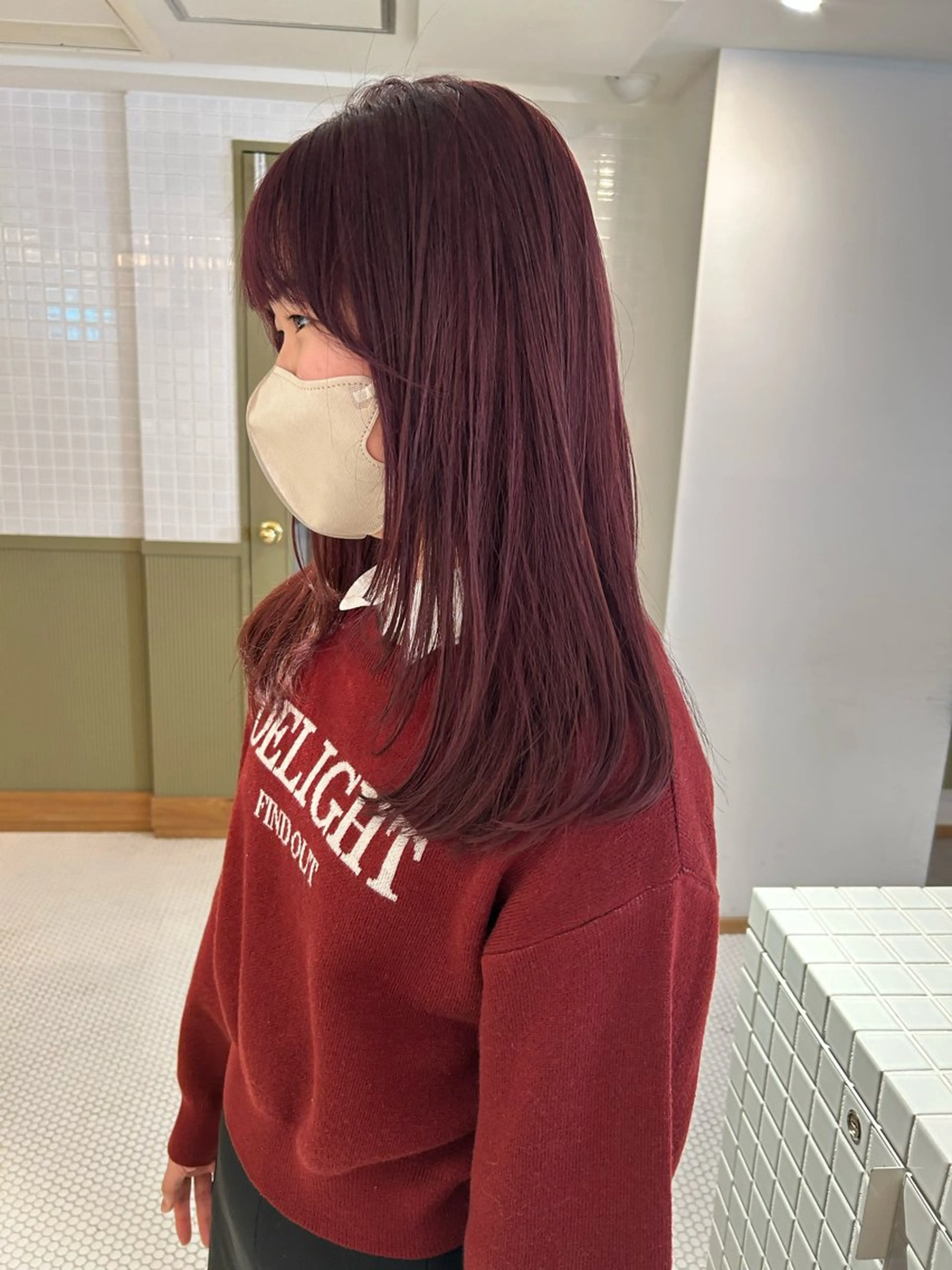 セミロング レイヤーカット カット ヘアカラー SALOWIN所属・マンツーマン美容師 立川　♡MIHO♡のヘアスタイル