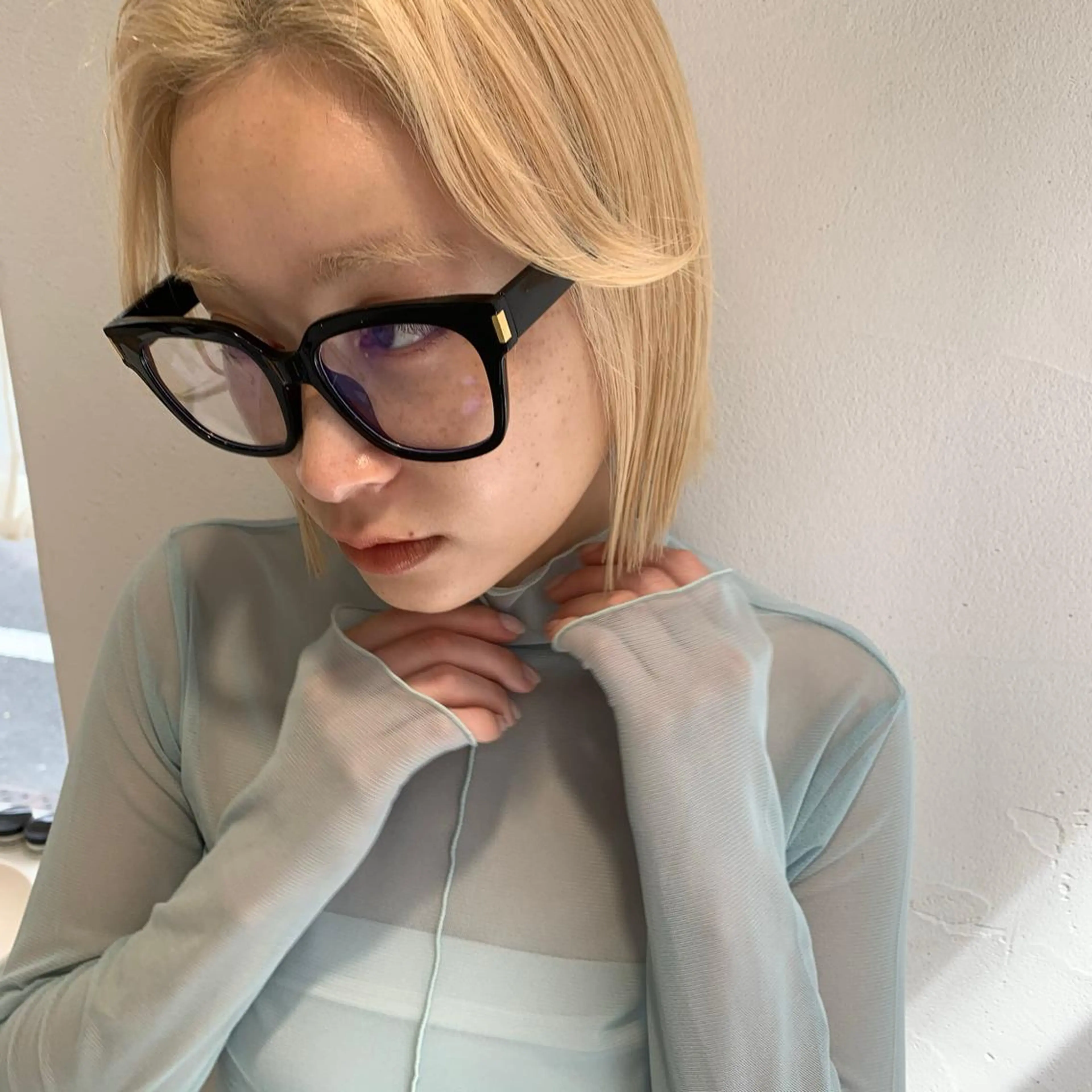 ミディアム カラー 顔周り/レイヤー 🤍マリノのヘアスタイル