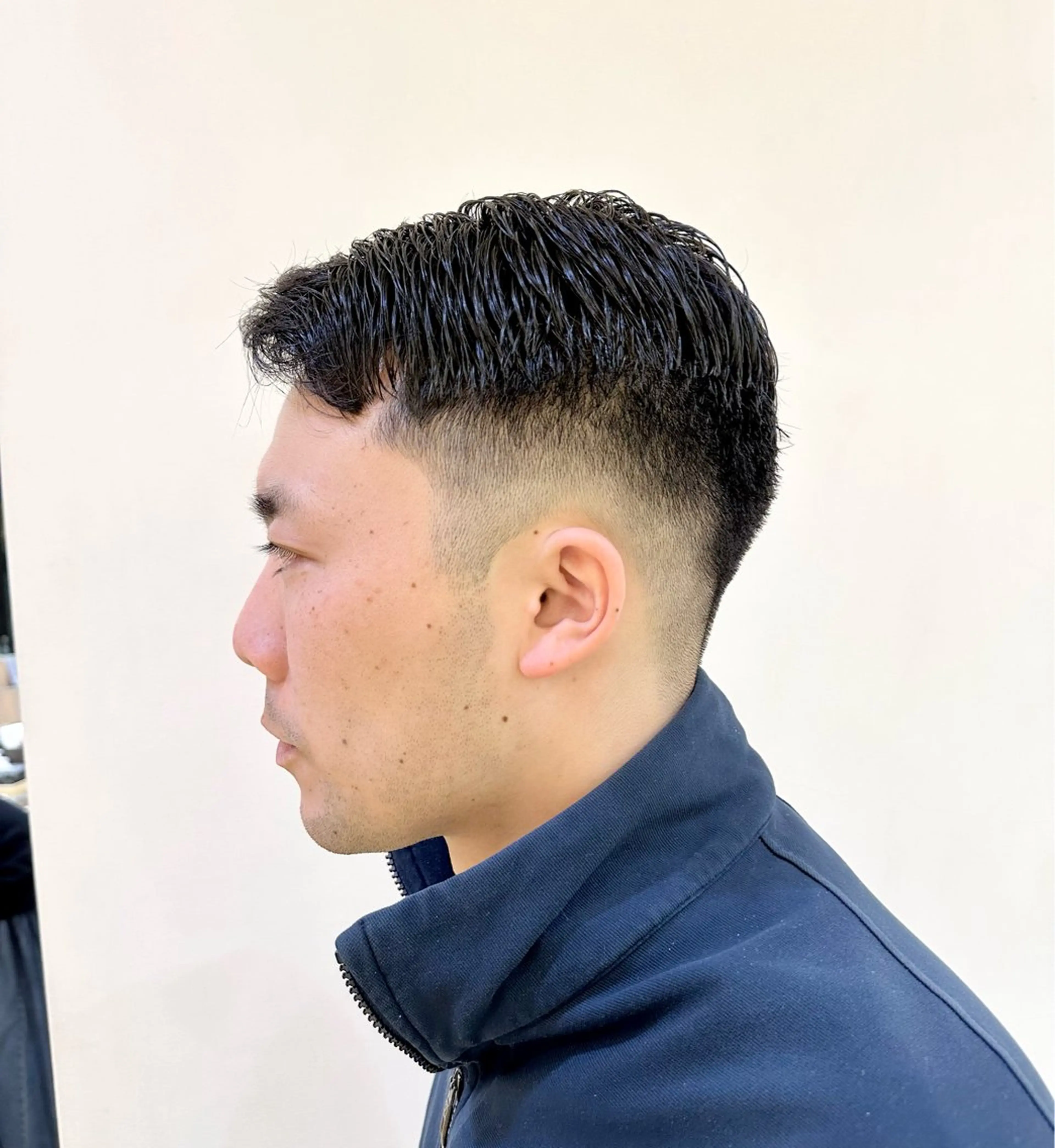 ショート メンズ フェードカット メンズパーマ/ メンズカット/片山のヘアスタイル