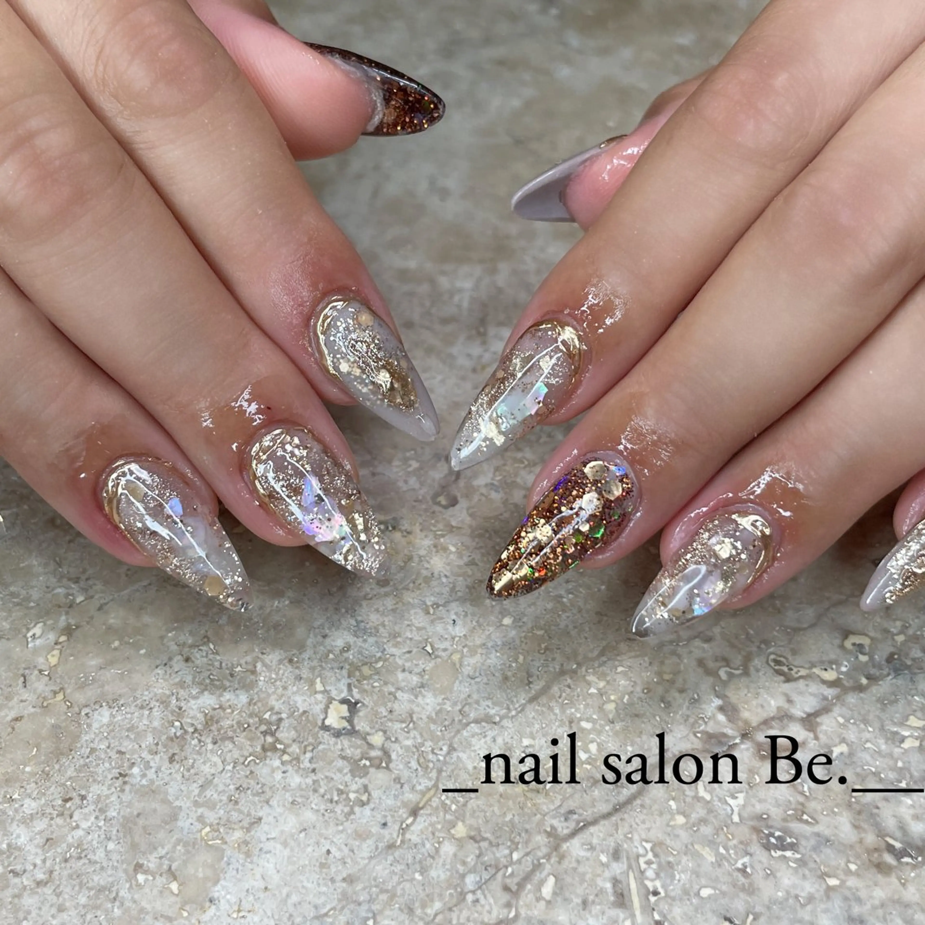 ネイル スカルプネイル nail salon Be.のネイルデザイン