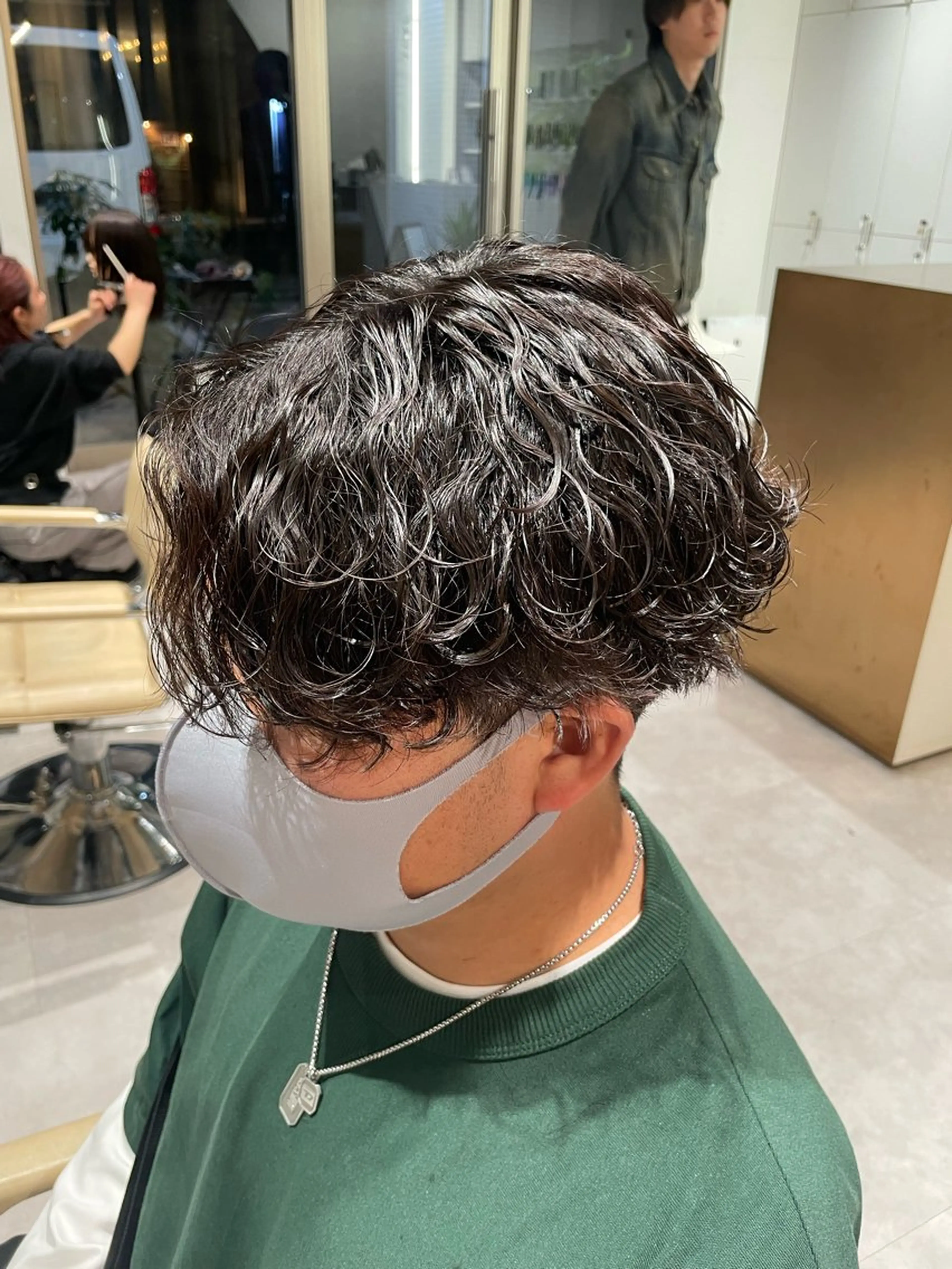 パーマ メンズ 無料ショートモデル 募集中❗️秋山ひらいのヘアスタイル