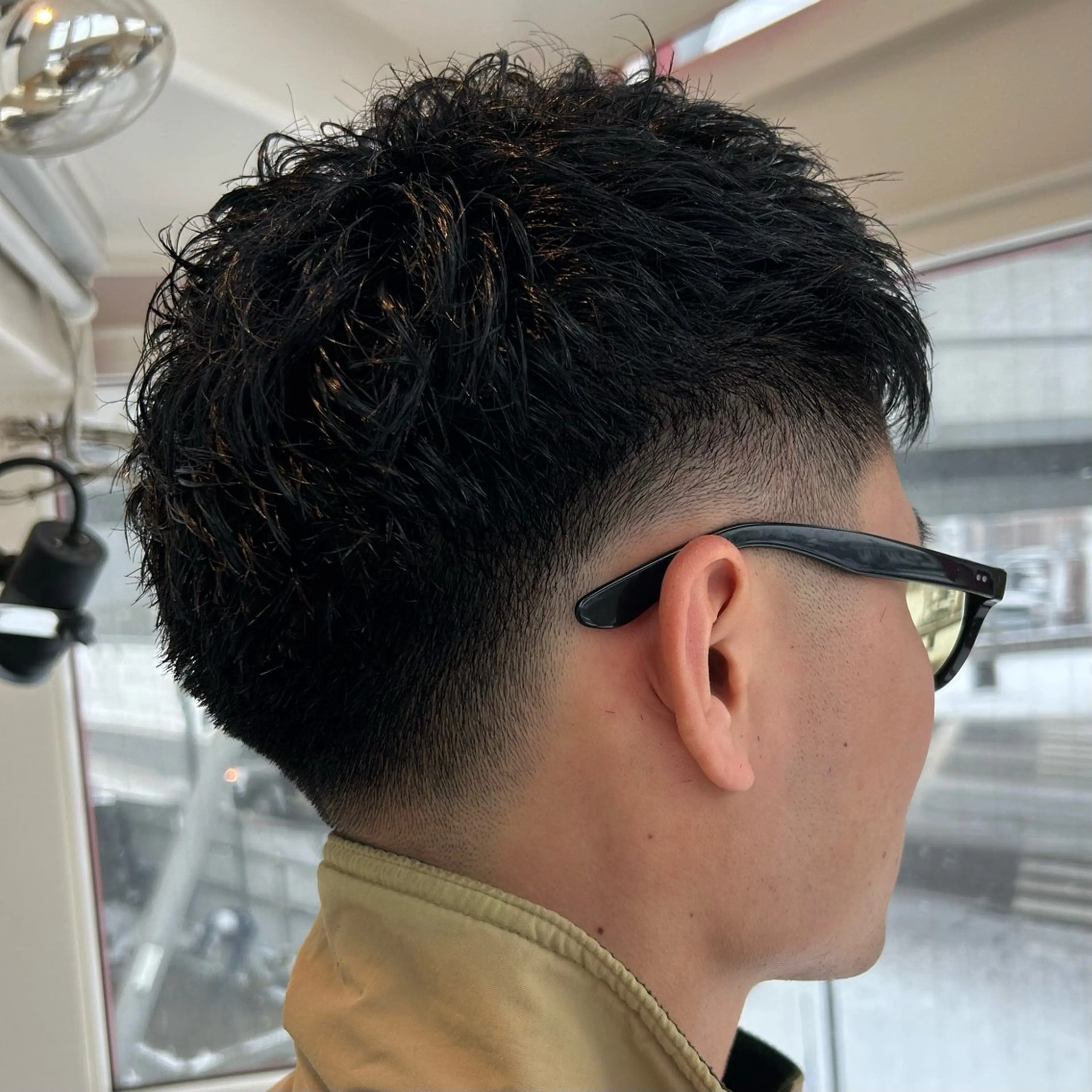 メンズ フェザーパーマ メンズパーマ 波巻きパーマ カット メンズパーマ/メンズ カット/たばたよしきのヘアスタイル