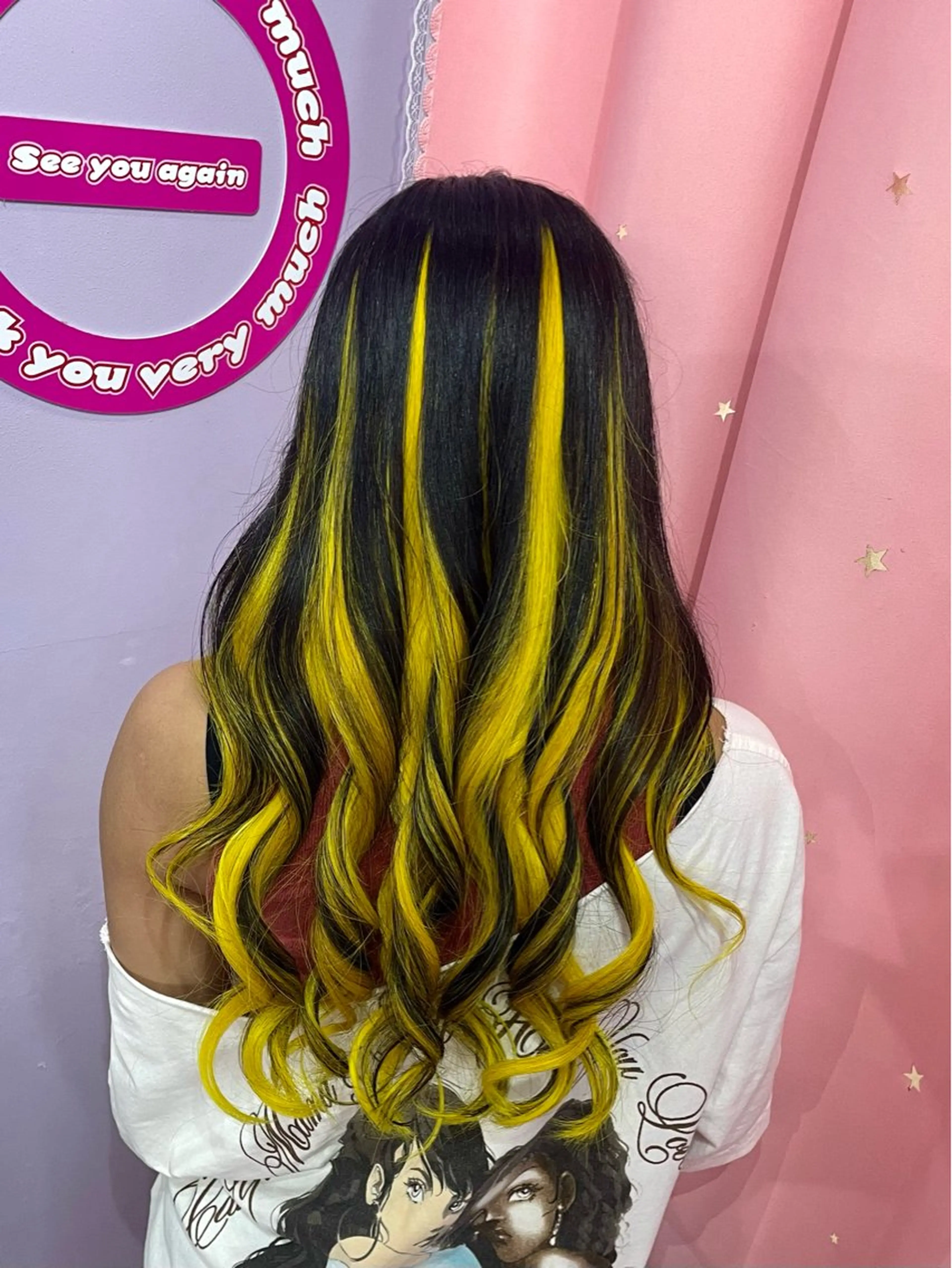ロング カラー ヘアカラー 👽KINA👽 派手髪🦖💖✨のヘアスタイル