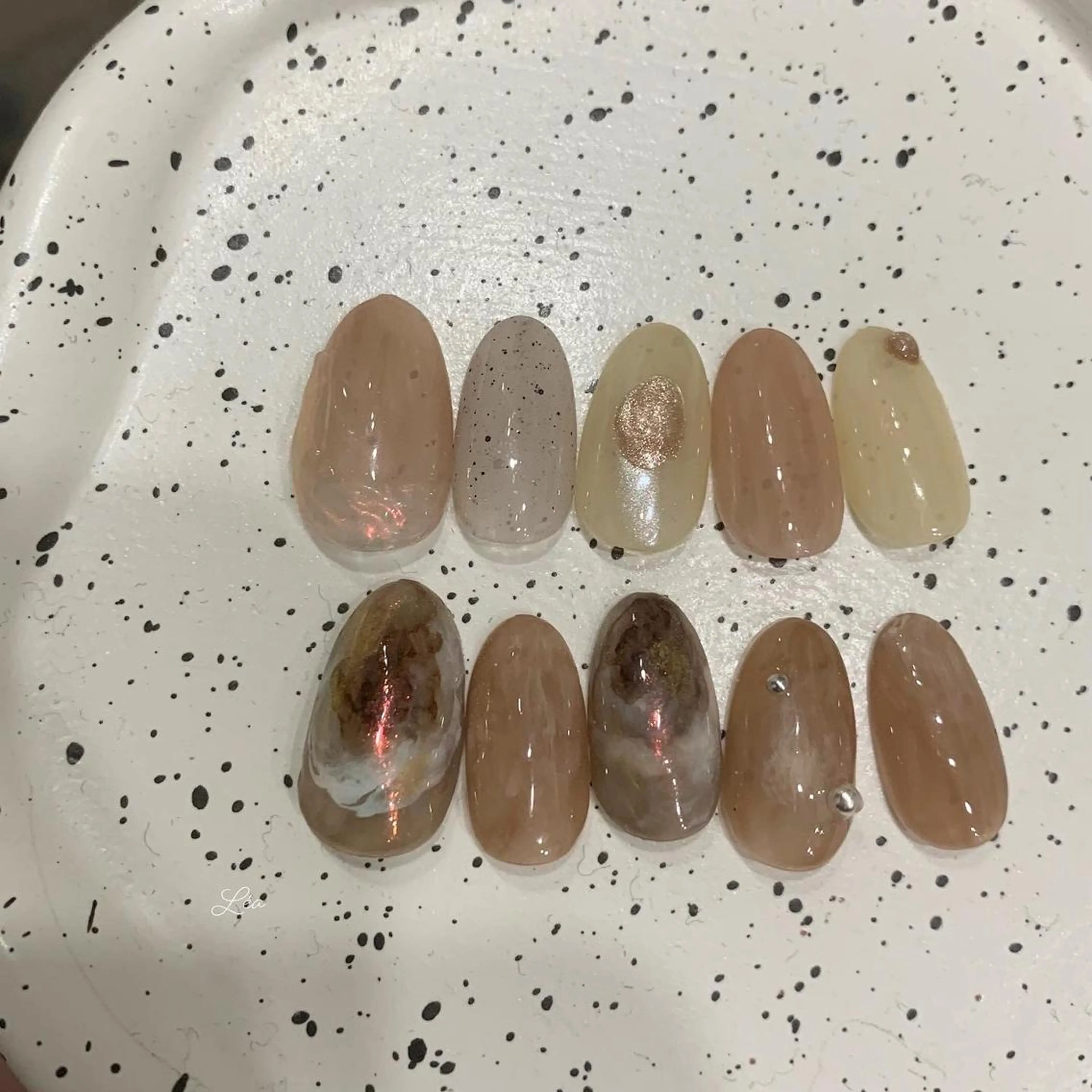 ネイル ジェルネイル パラジェル Léa nailのネイルデザイン