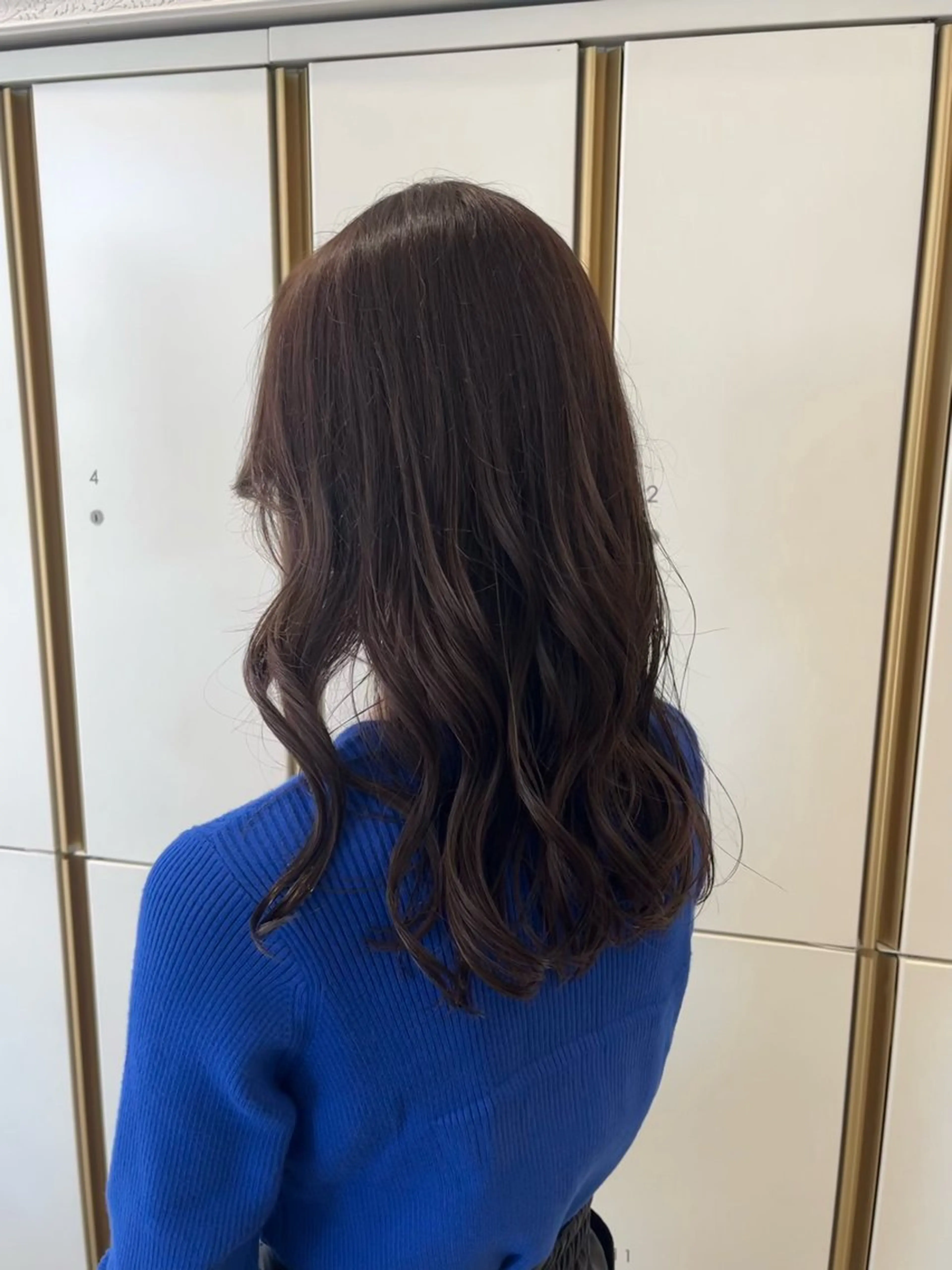 ロング ヘアカラー バレイヤージュ/ヘア アレンジ/shionのヘアスタイル