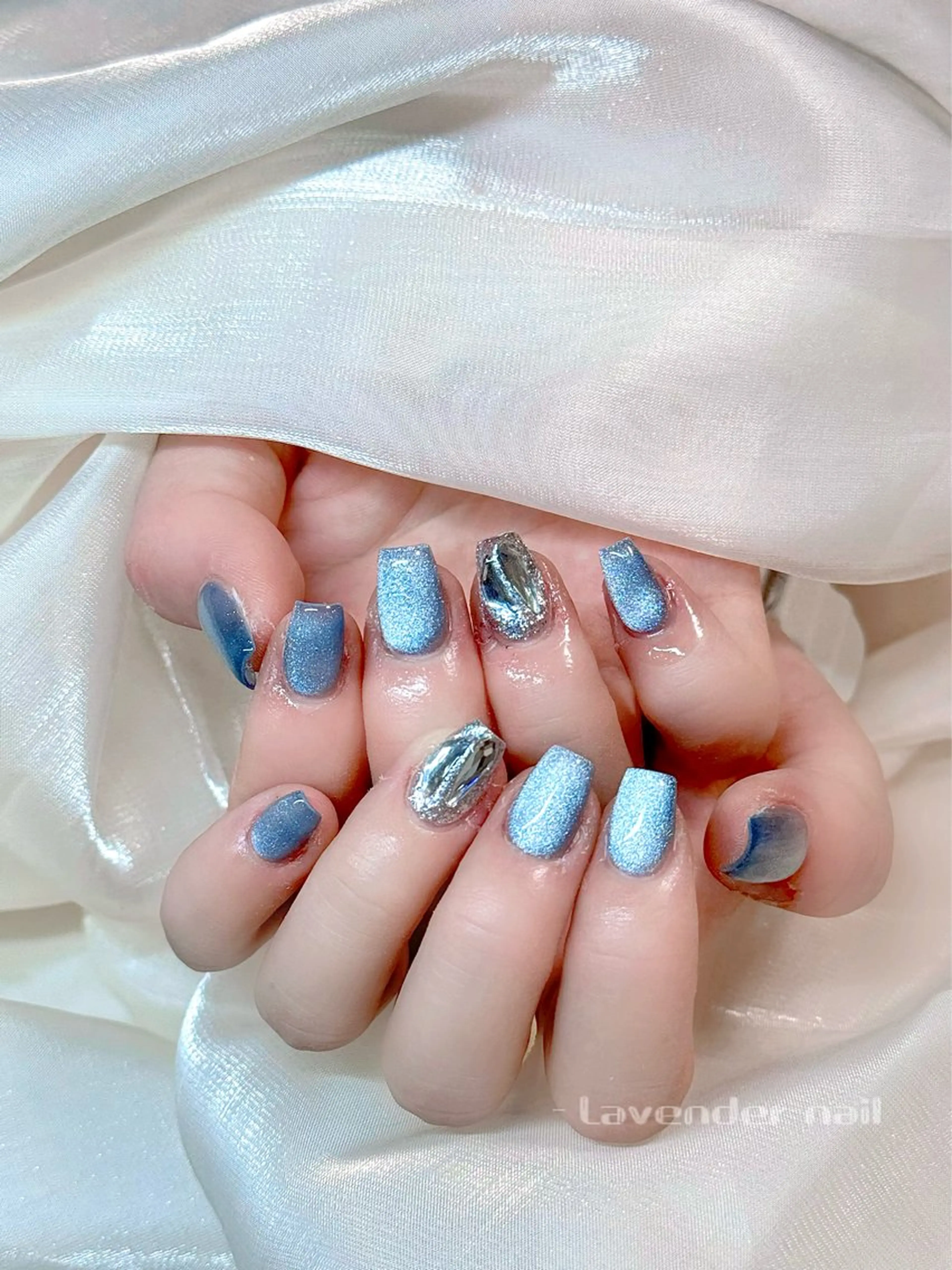 ネイル ハンドネイル Lavender nail·北18条のネイルデザイン